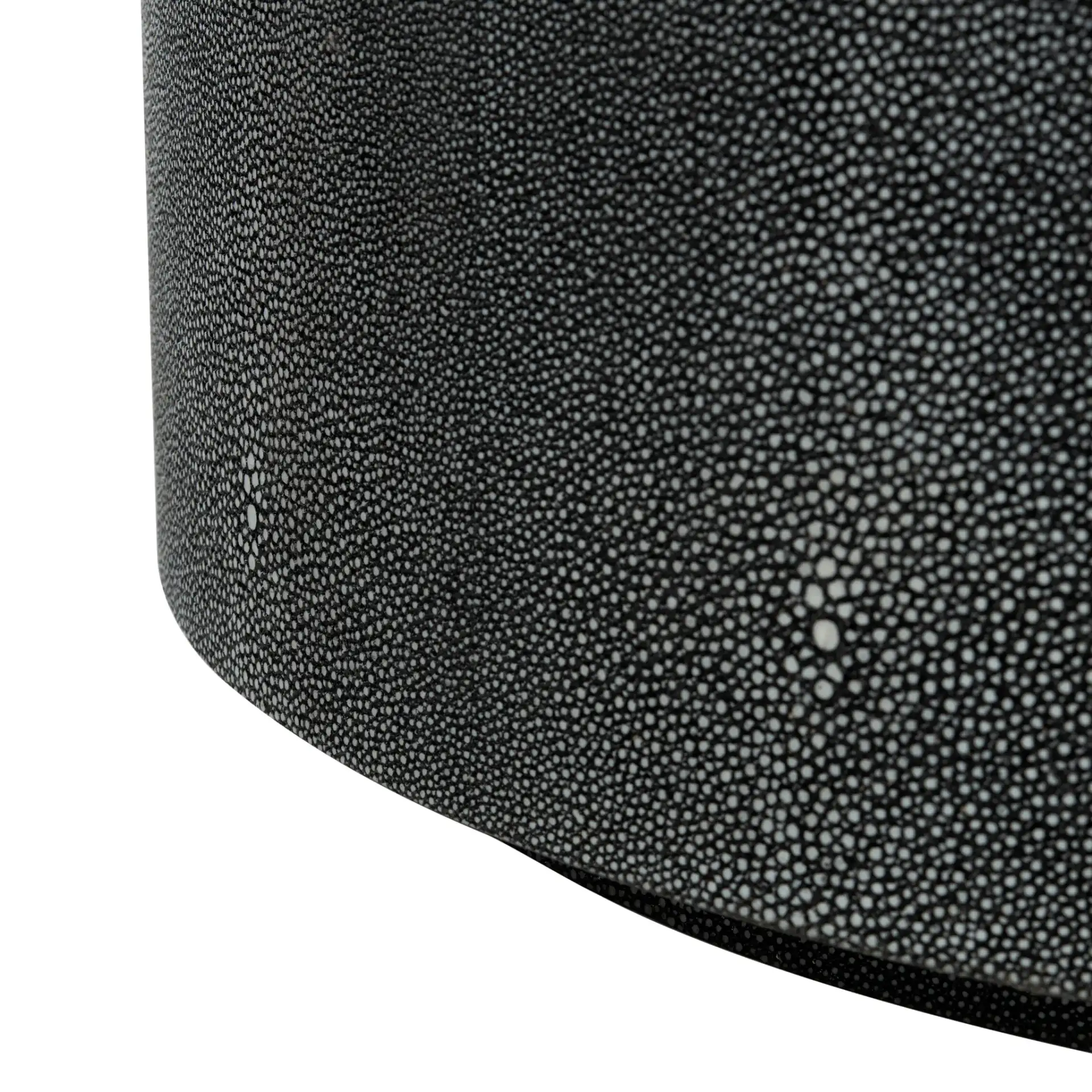 Diesel End Table in Black, detail view