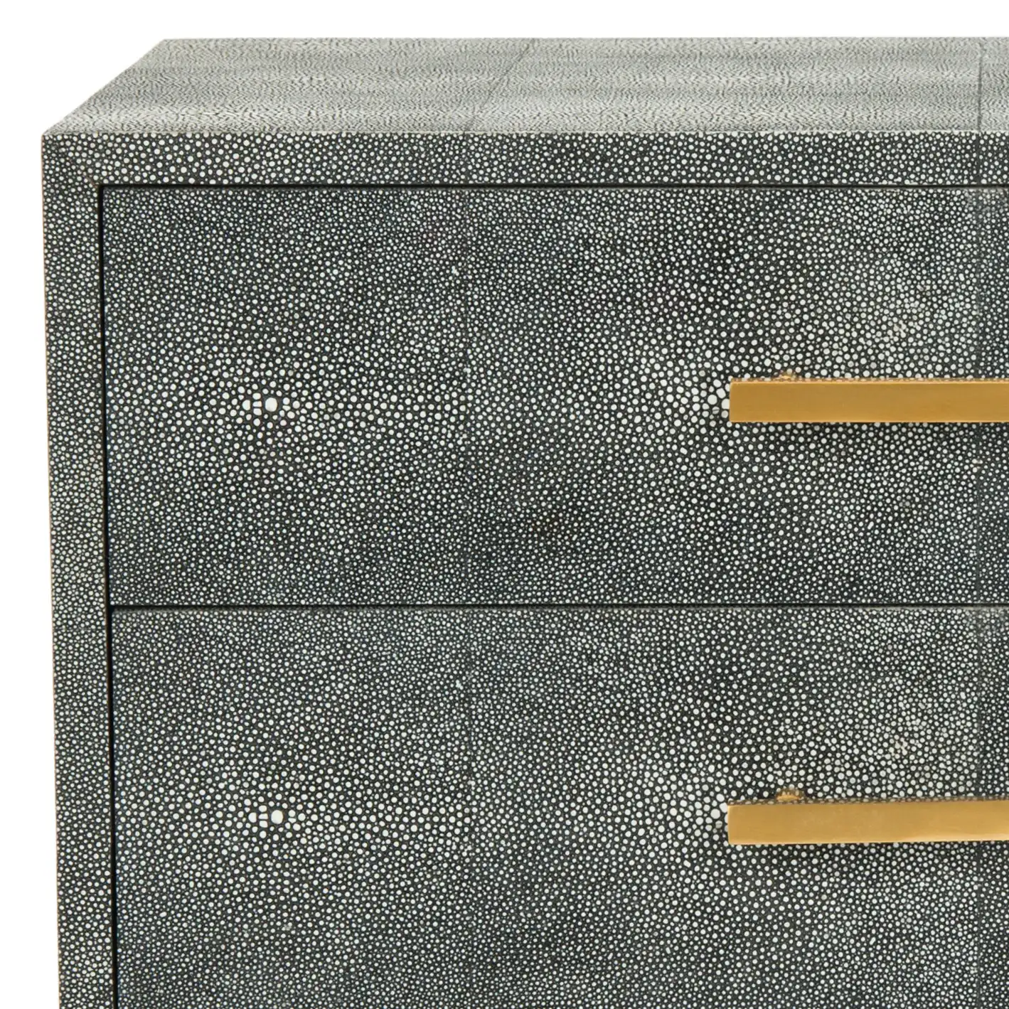 Nour End Table in Black in a styled room