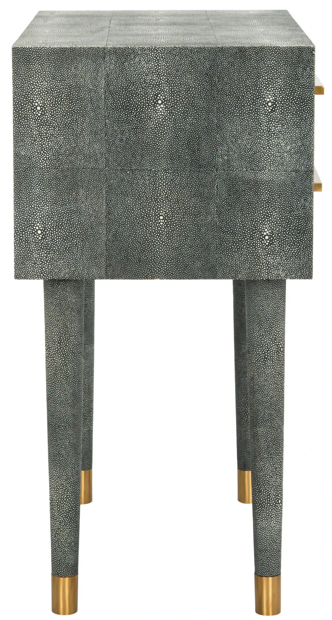 Nour End Table in Black, detail view
