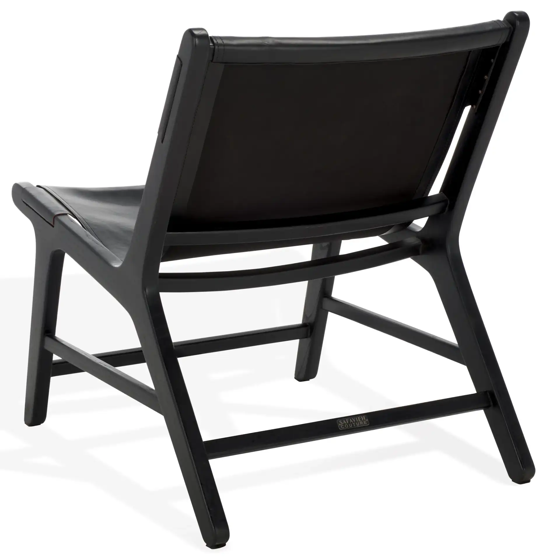 Alanarose Leather Accent Chair in Tan / Natural, detail view