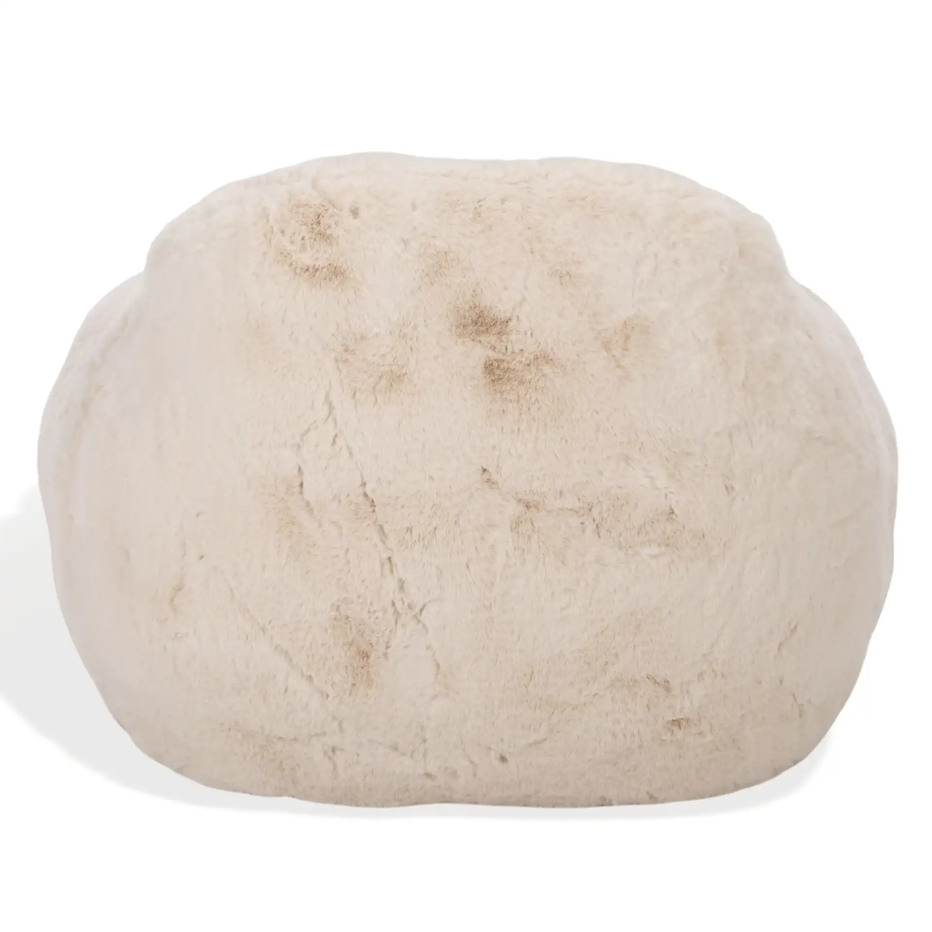 Lorianna Bean Bag Chair in Cream, detail view