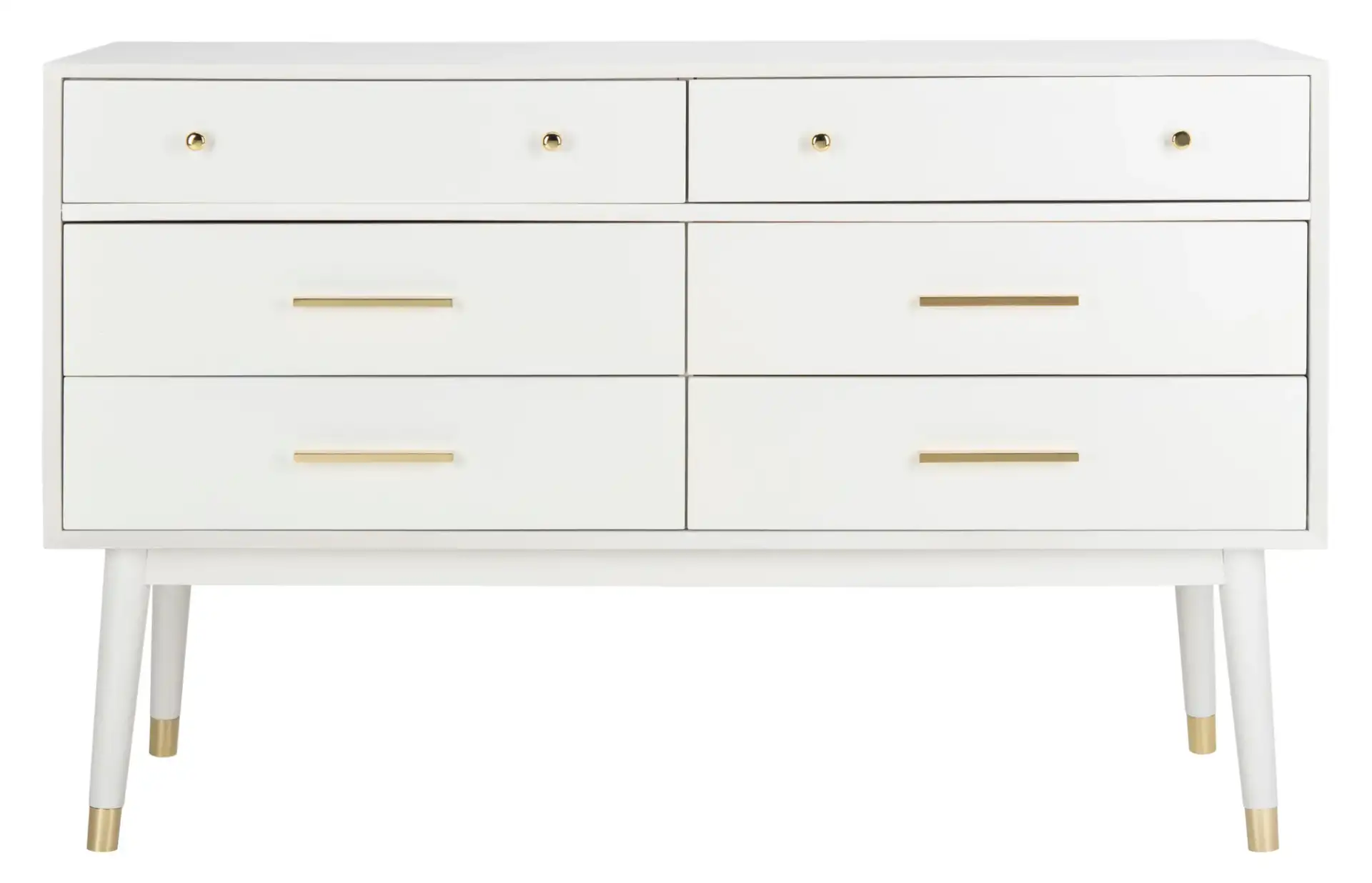 White / Brass
