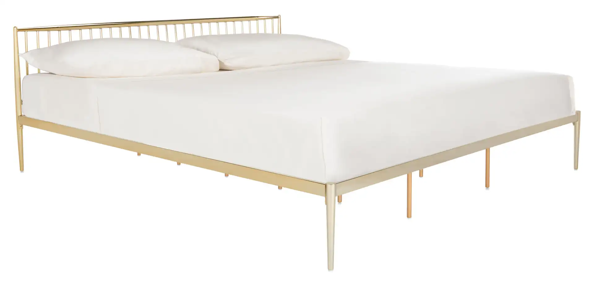 Eliza Metal Bed in Gold
