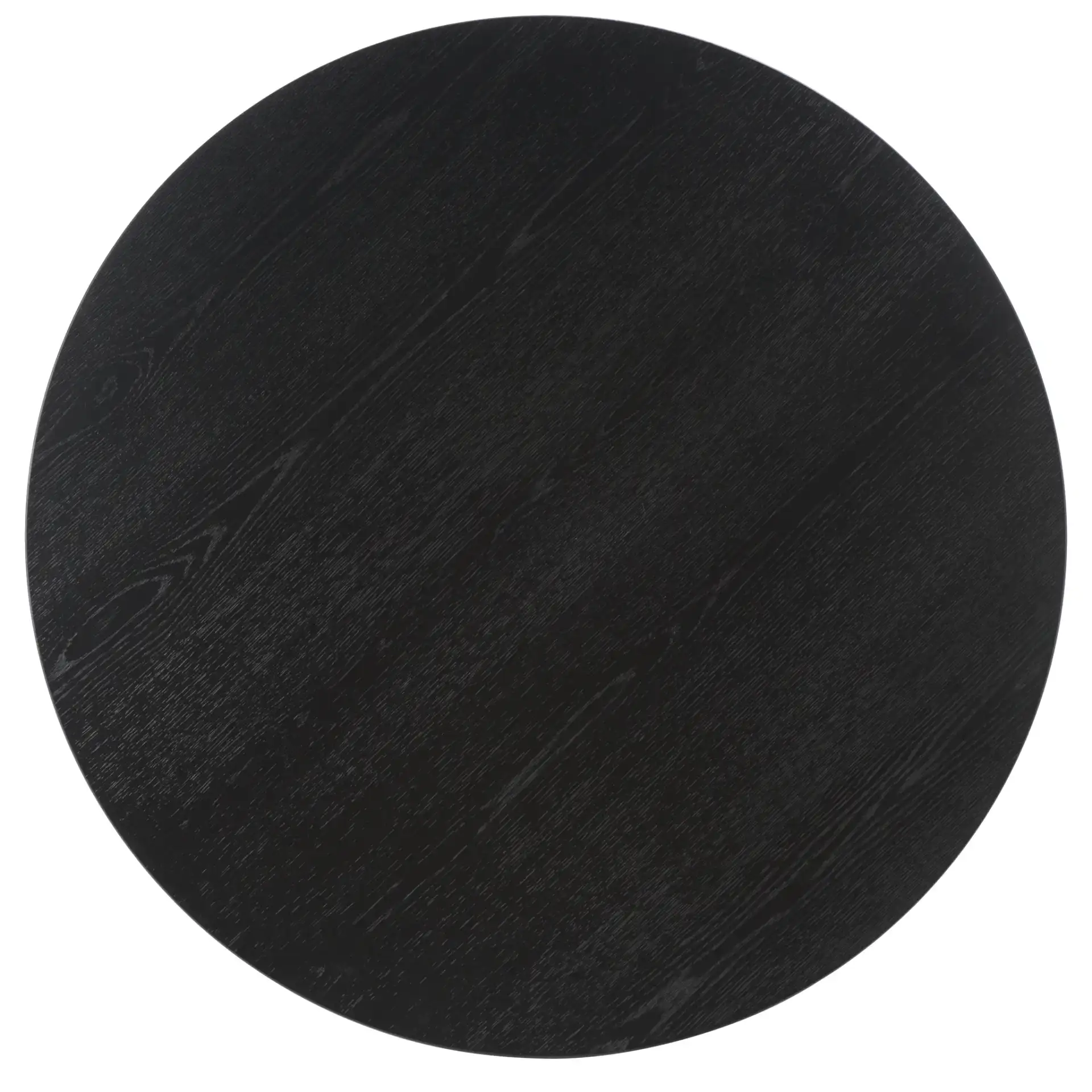 Sasha Wood Coffee Table in Black, detail view