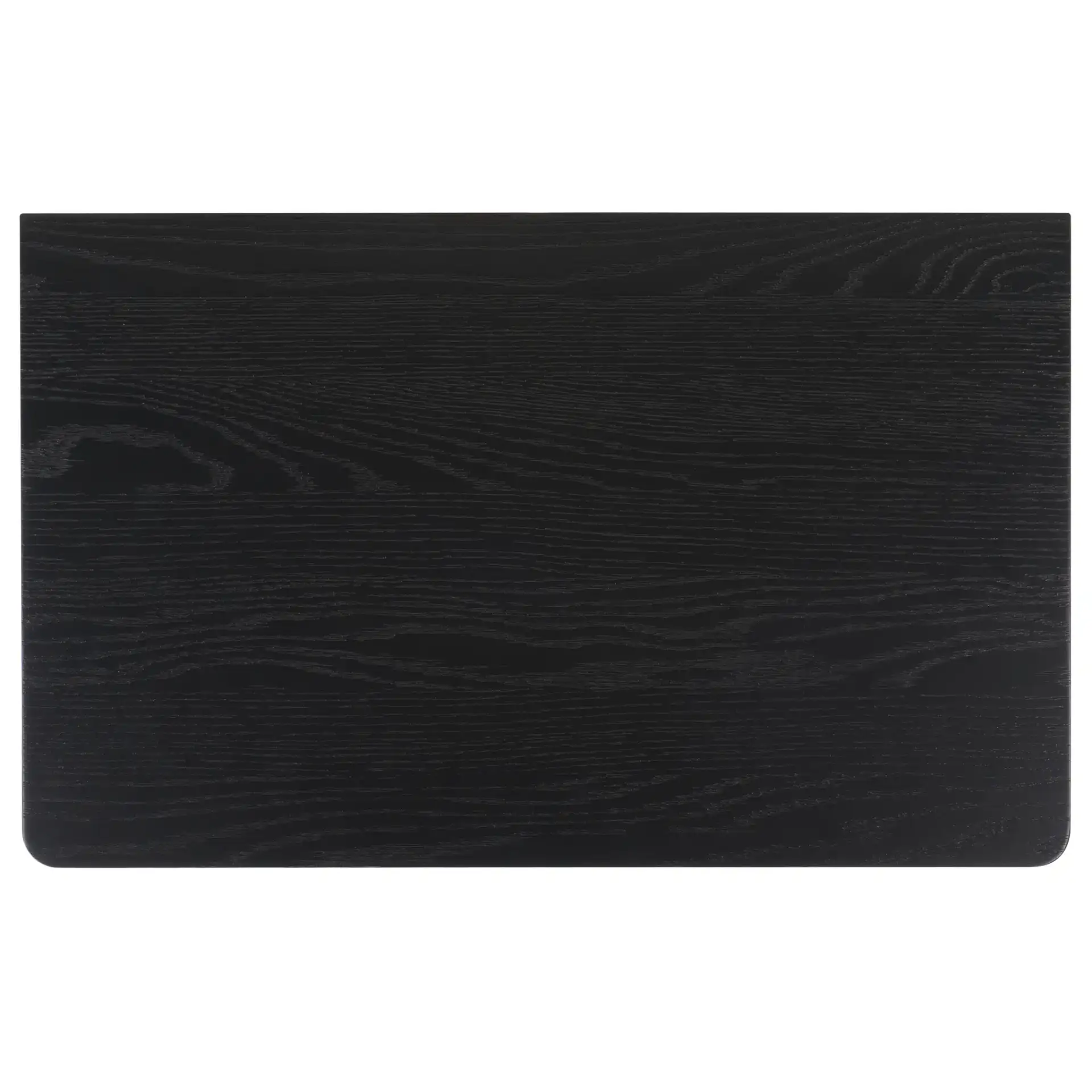 Jaylessa Wood Nightstand in Black, detail view