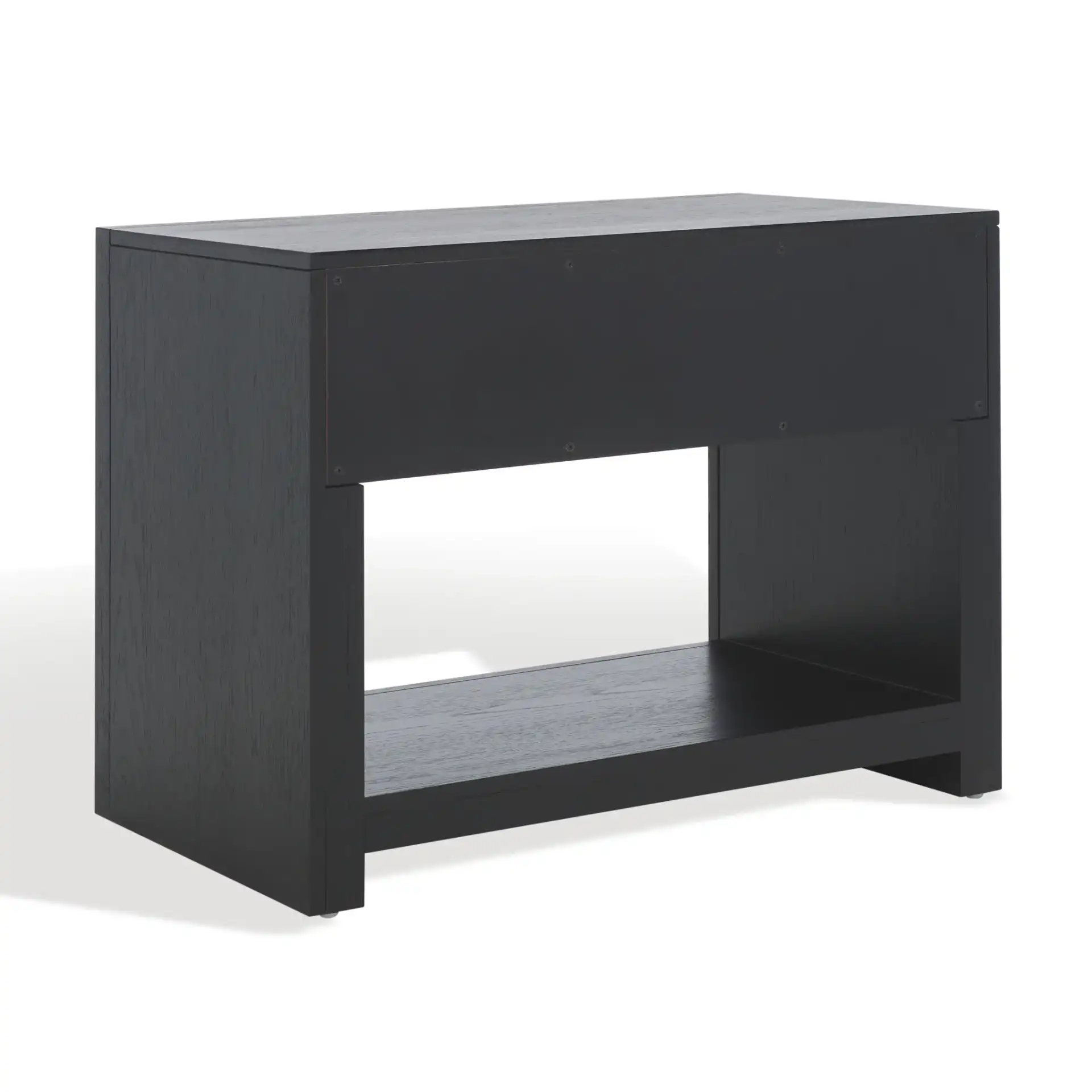 Darnell One-Drawer Nightstand in Black, detail view