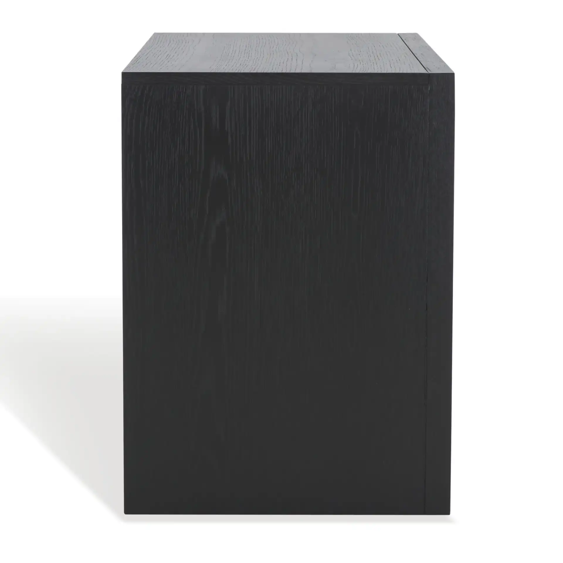 Darnell One-Drawer Nightstand in Black, detail view