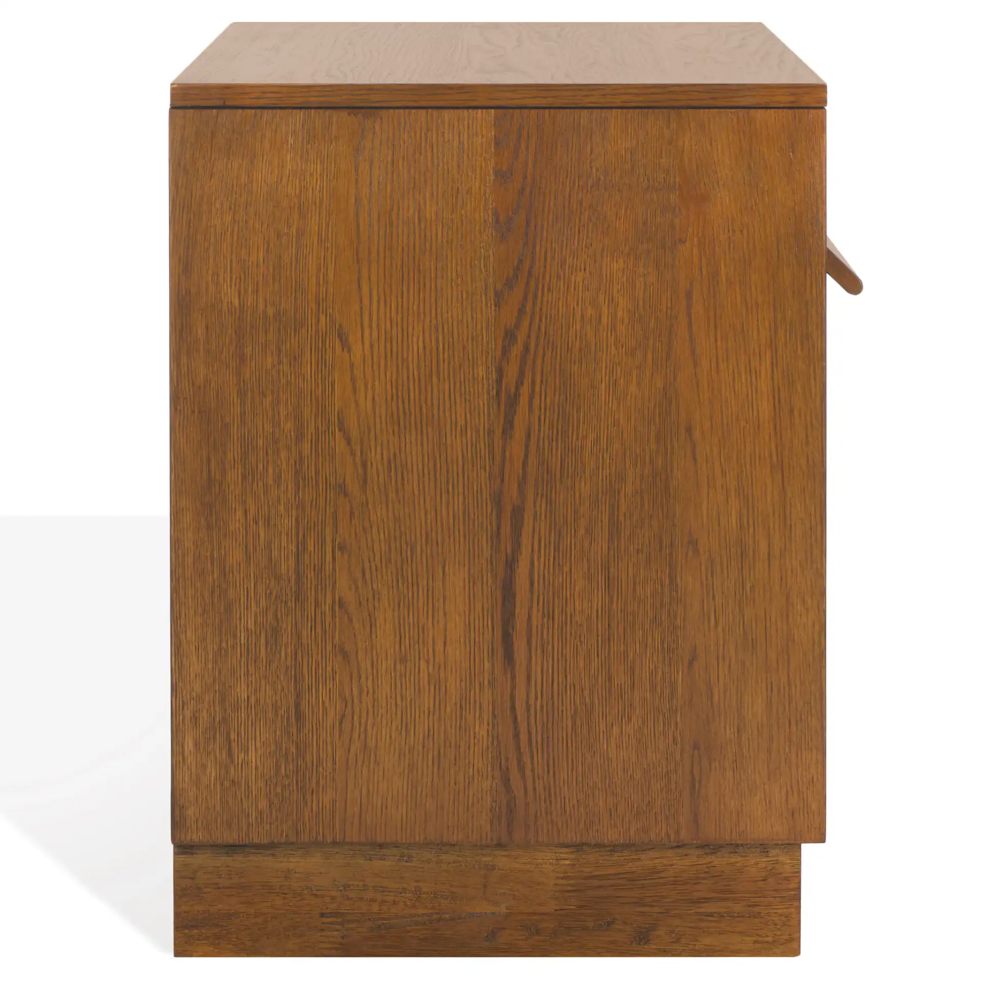 Deirdra One-Drawer Nightstand in Black, detail view