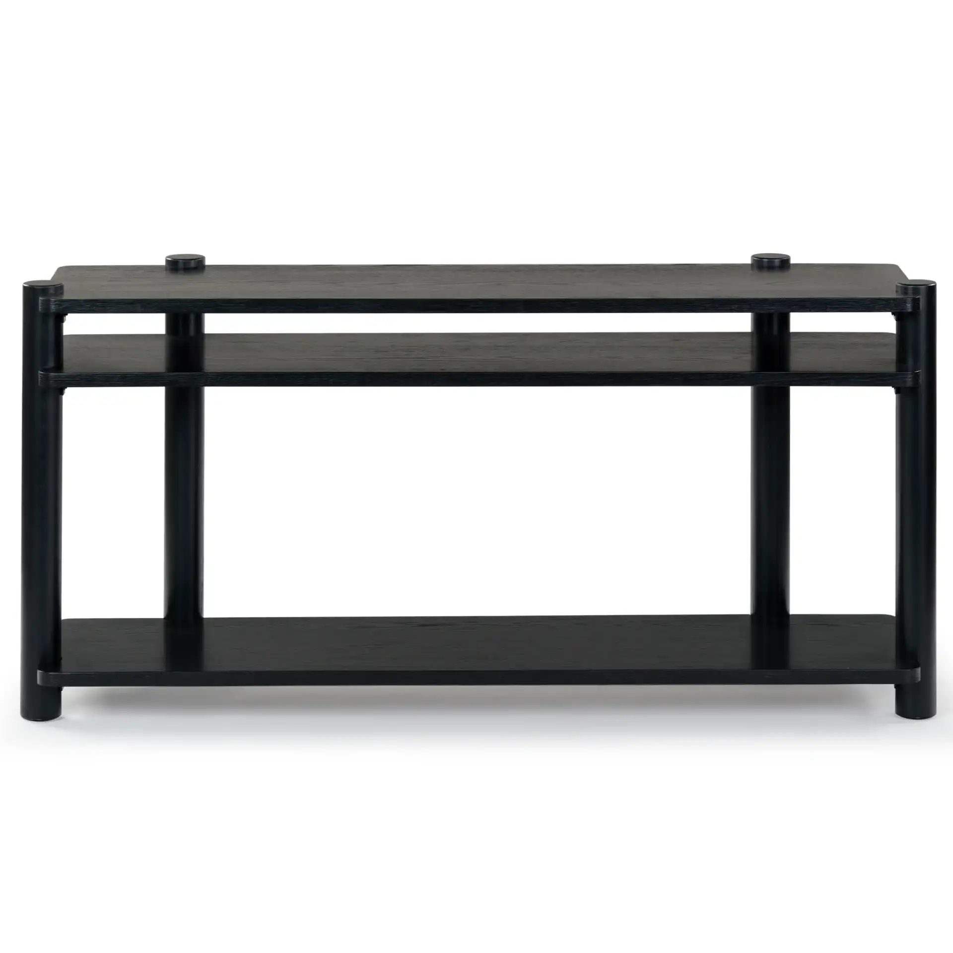 Edisyn Wood Console Table in Black
