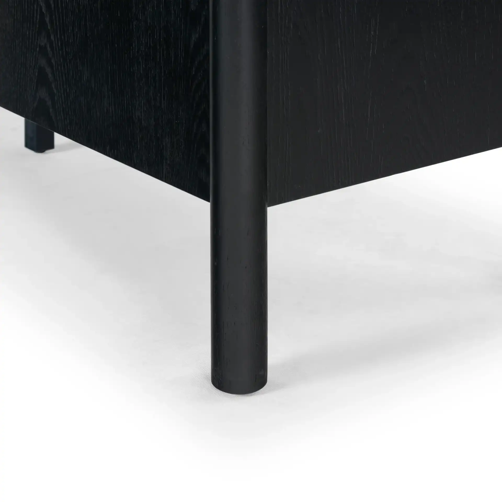 Jaylessa Wood Three-Door Sideboard in Natural in a styled room