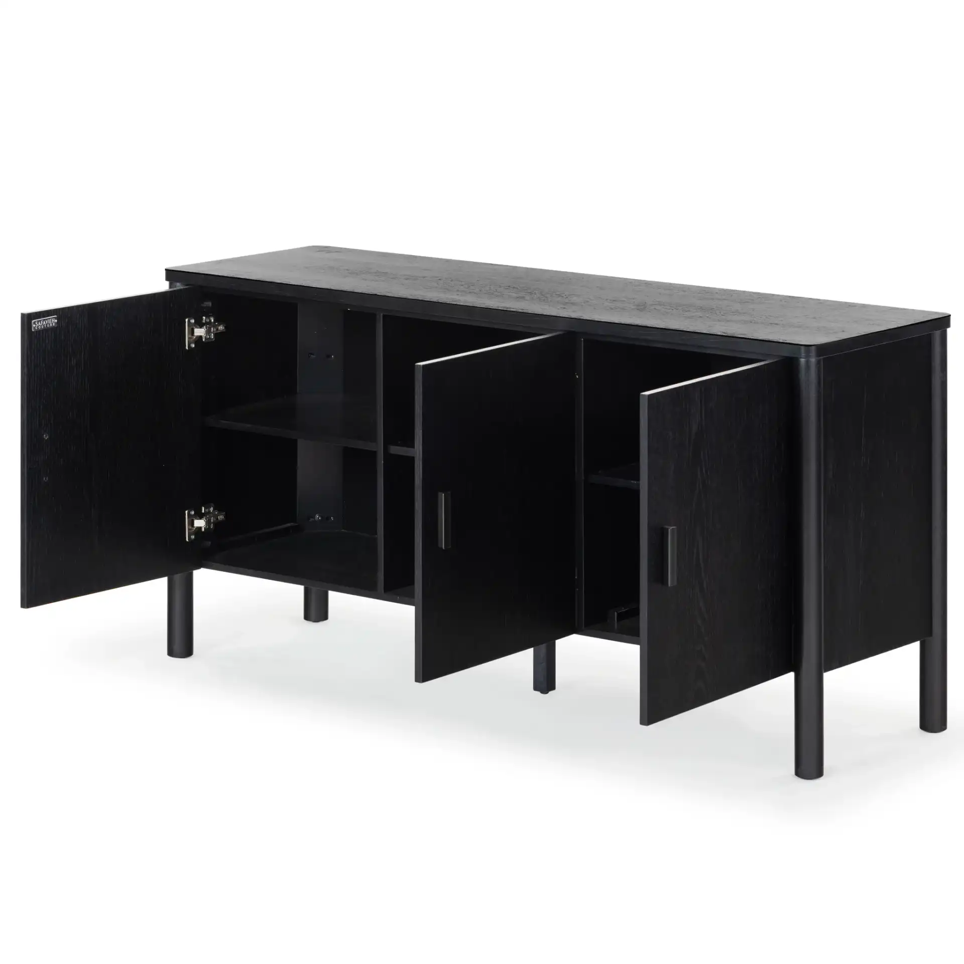 Jaylessa Wood Three-Door Sideboard in Natural, detail view