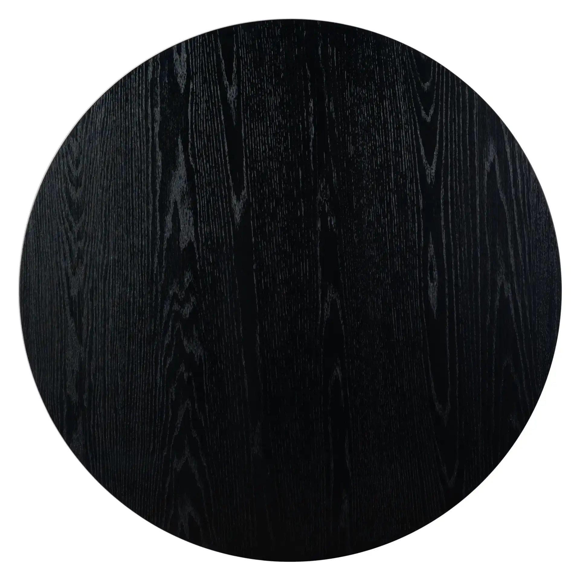 Ruthanne Wood 47-Inch Dining Table in Black, detail view