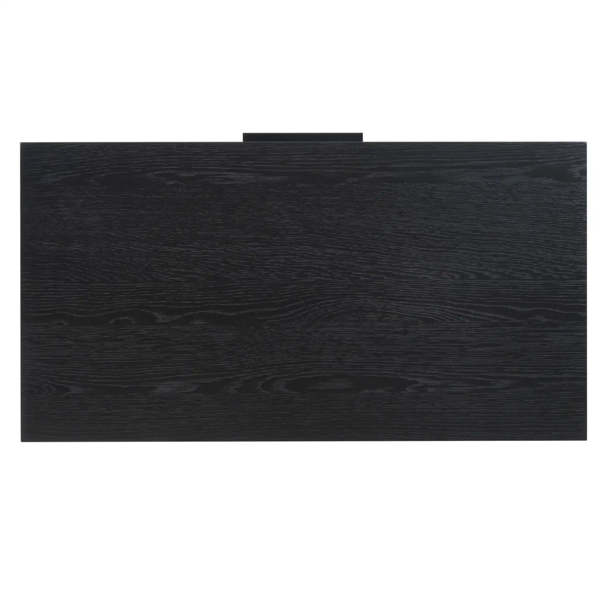 Titus Three-Drawer Stacked Chest in Black, detail view