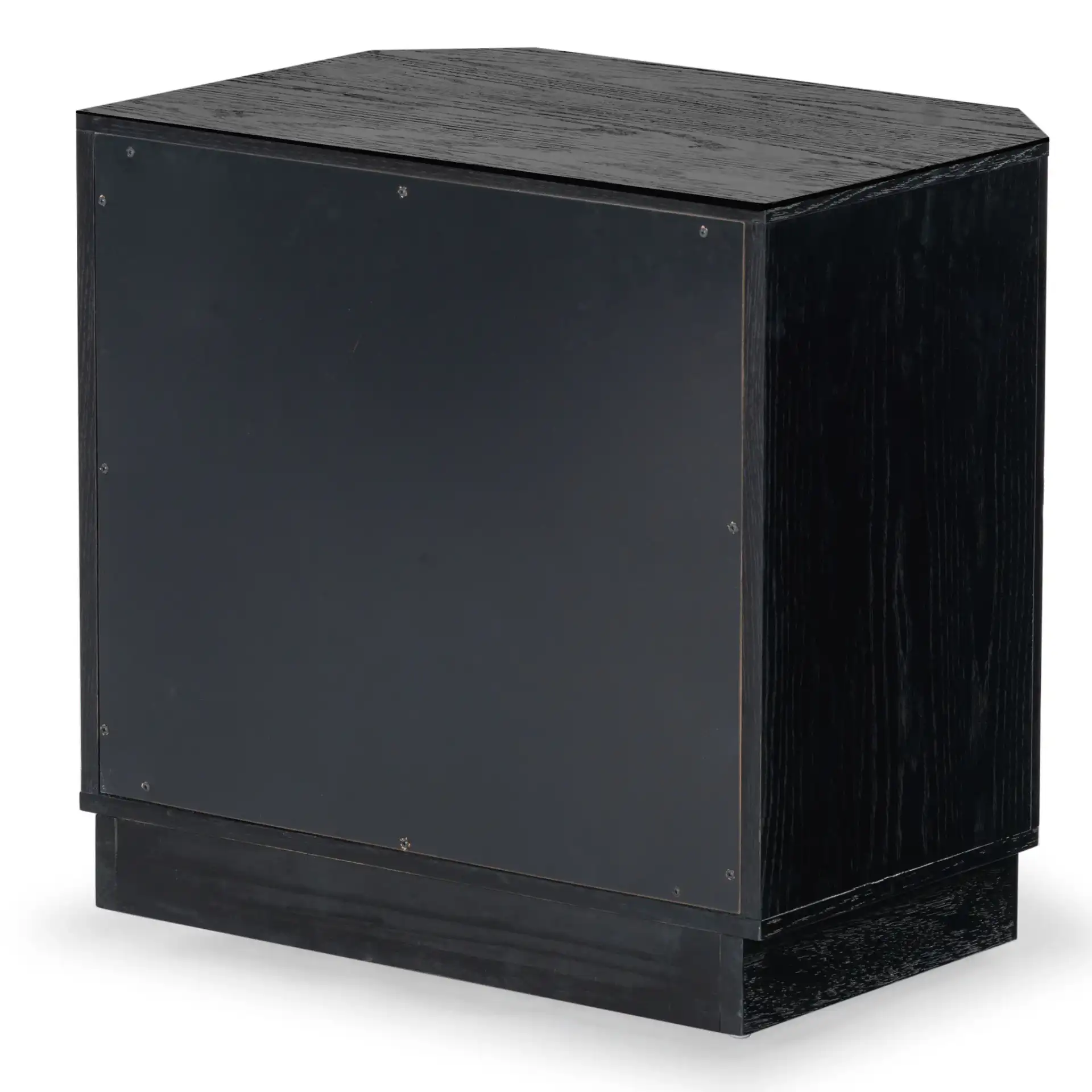 Aerilyn Two-Drawer Nightstand in Black, detail view