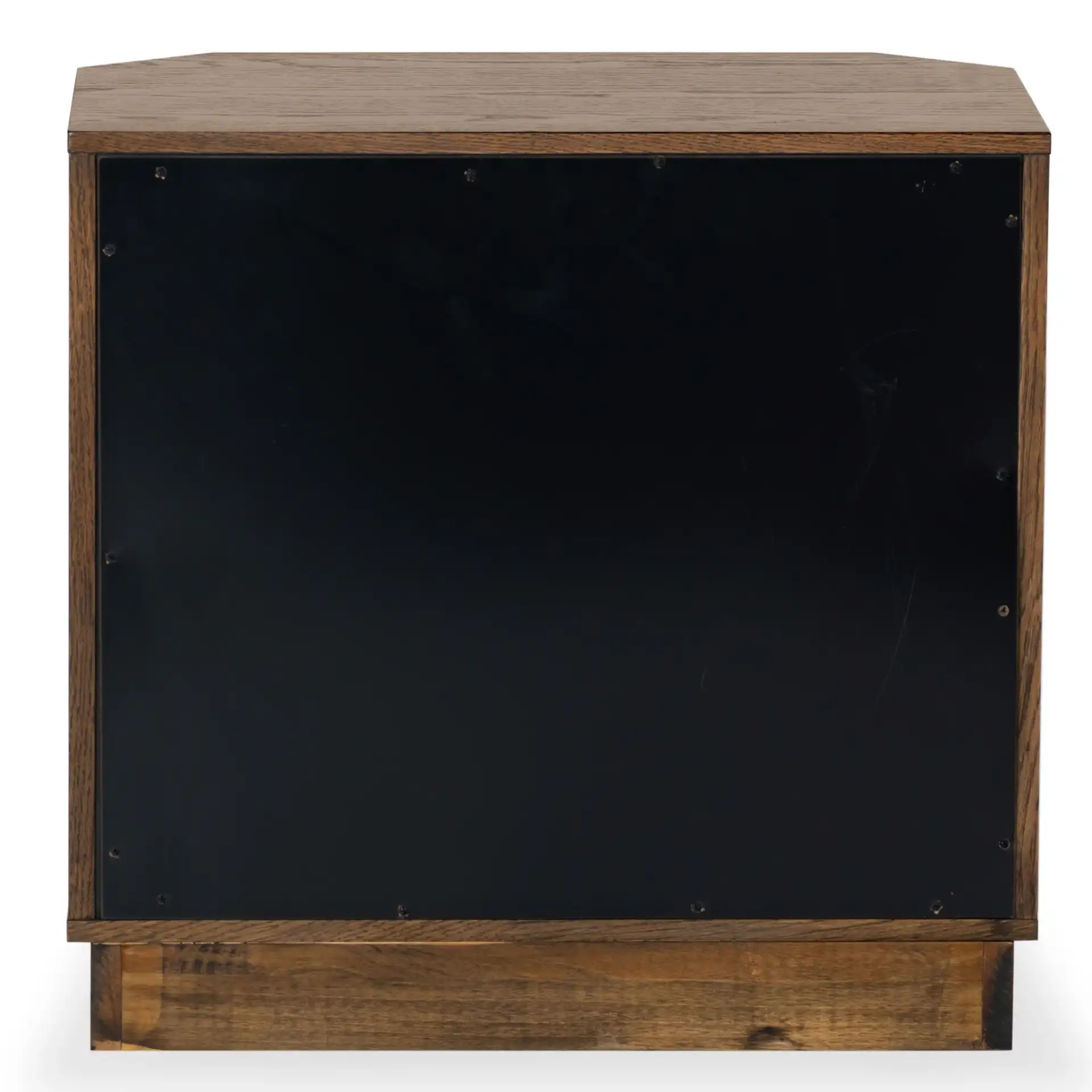 Aerilyn Two-Drawer Nightstand in Medium Oak, detail view