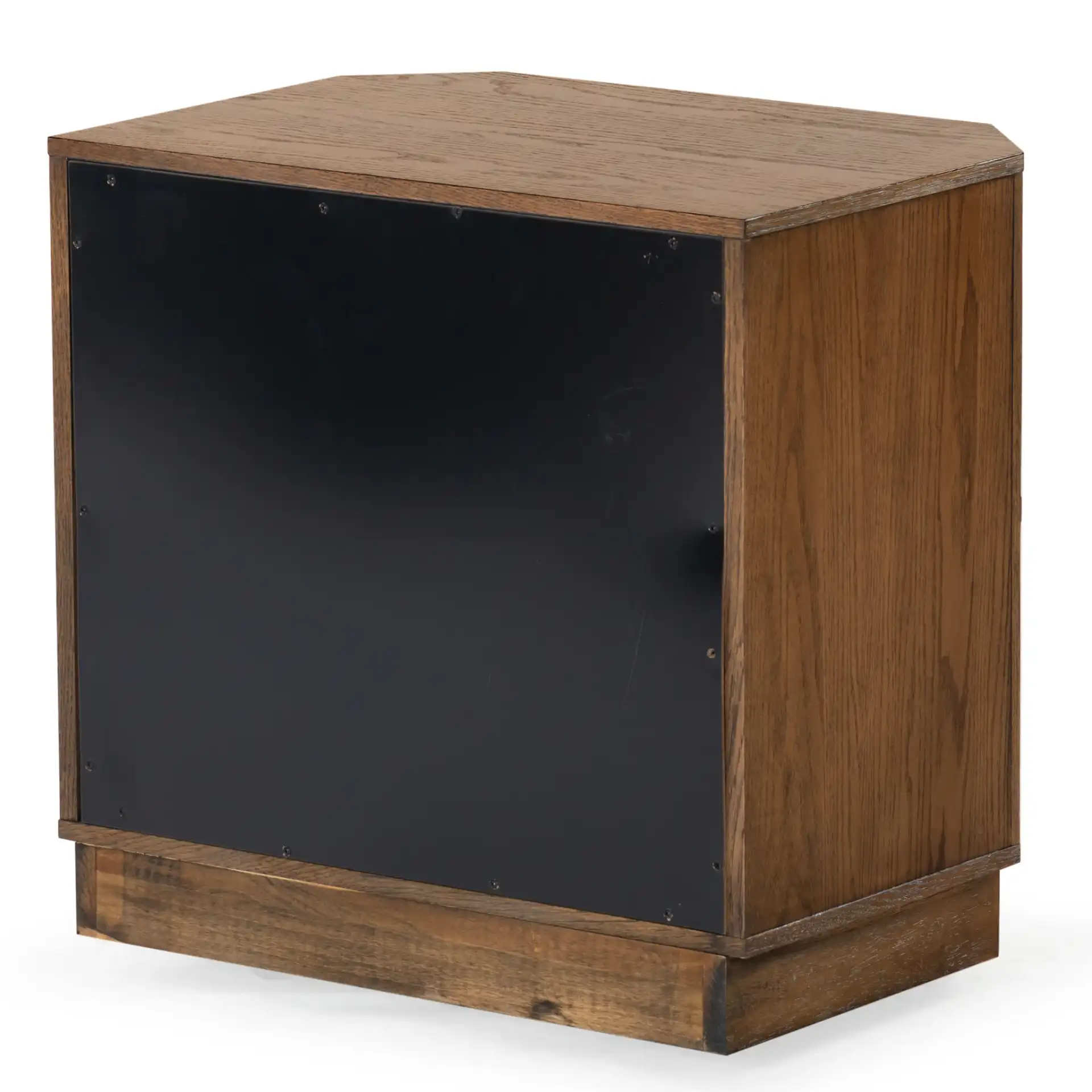 Aerilyn Two-Drawer Nightstand in Medium Oak, detail view
