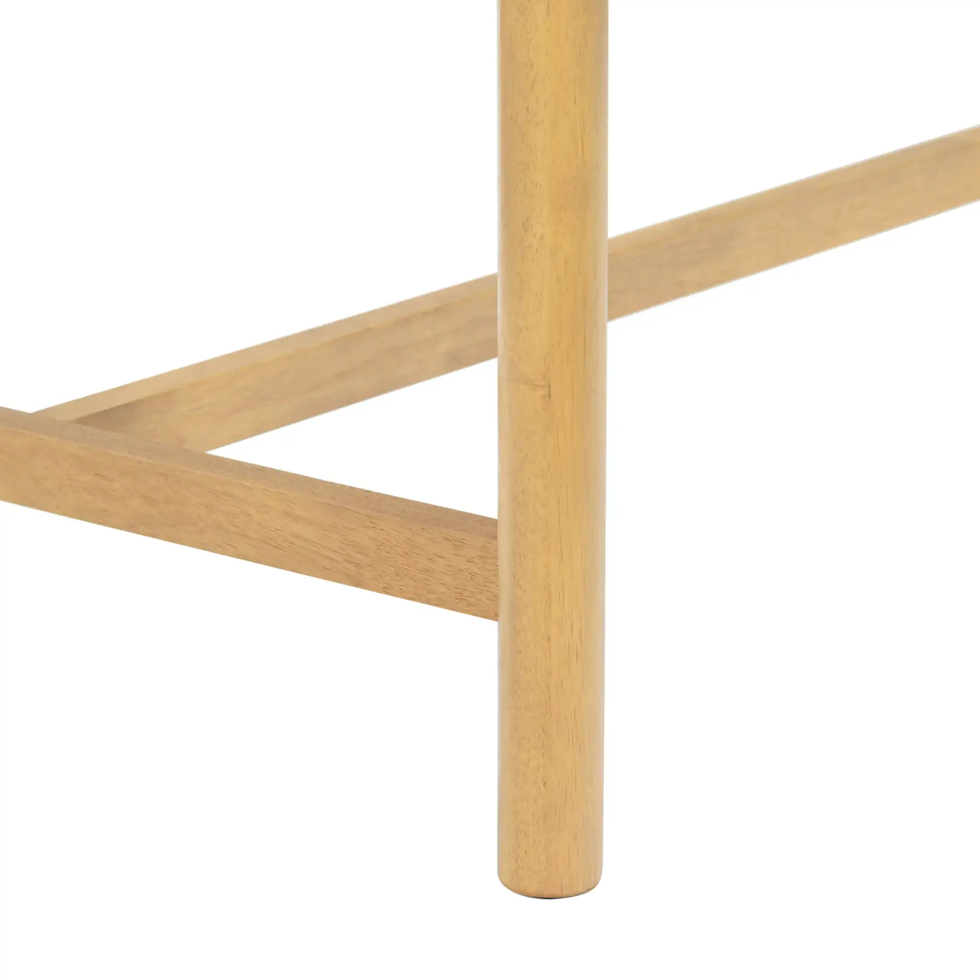 Jaylessa Wood Two-Drawer Desk in Natural, detail view