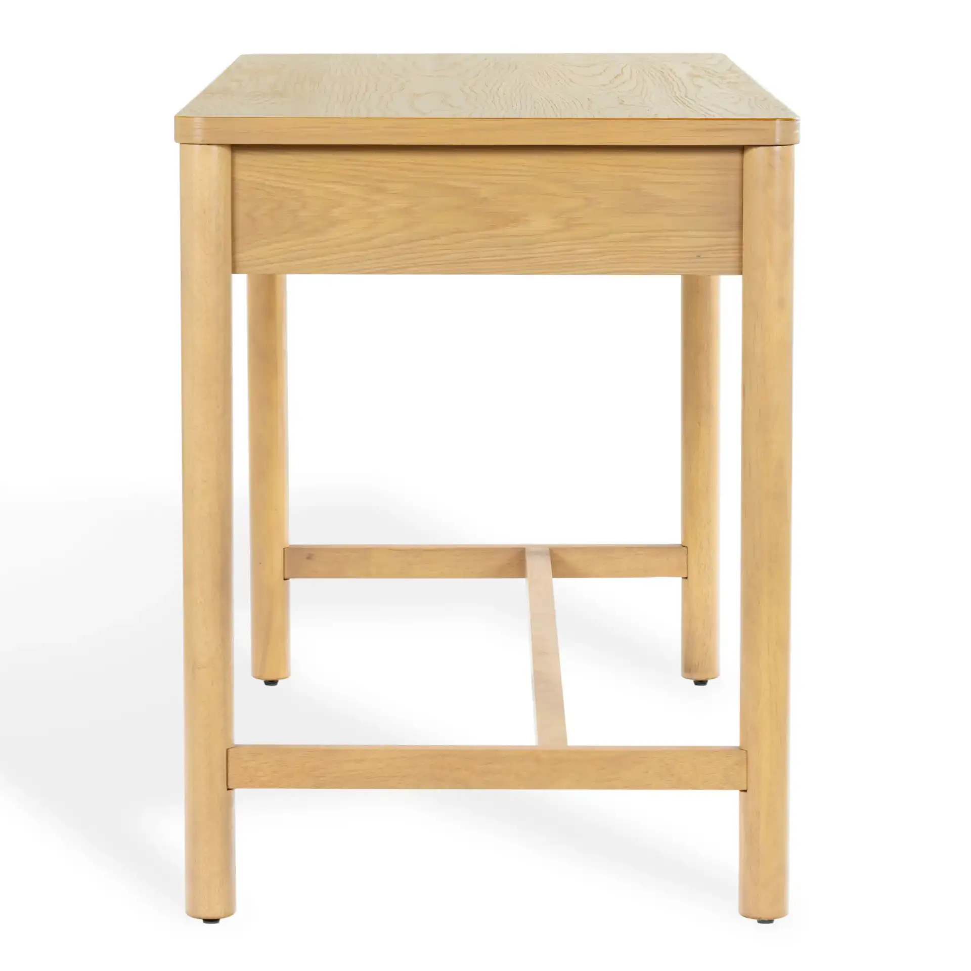 Jaylessa Wood Two-Drawer Desk in Natural, detail view