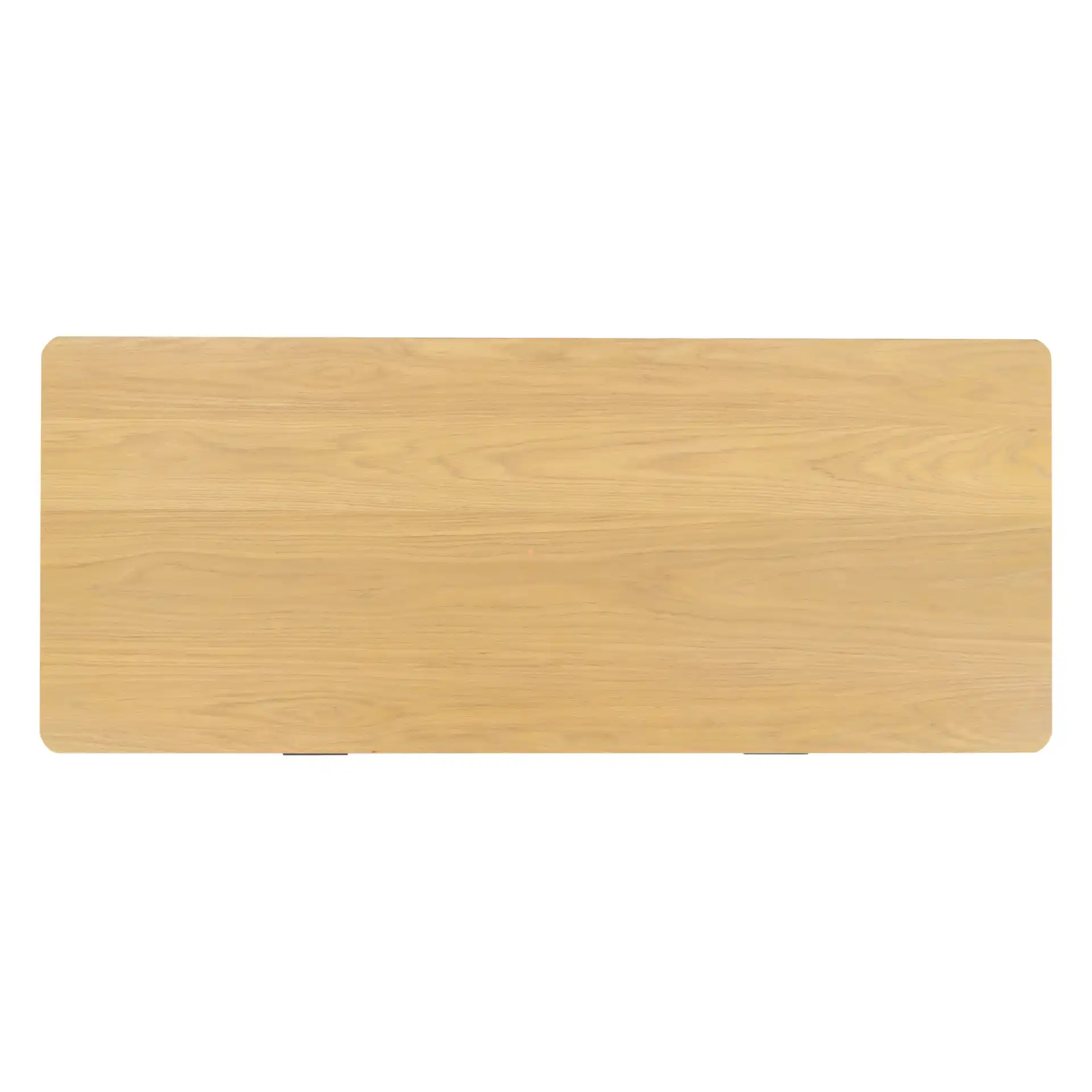 Jaylessa Wood Two-Drawer Desk in Natural, detail view