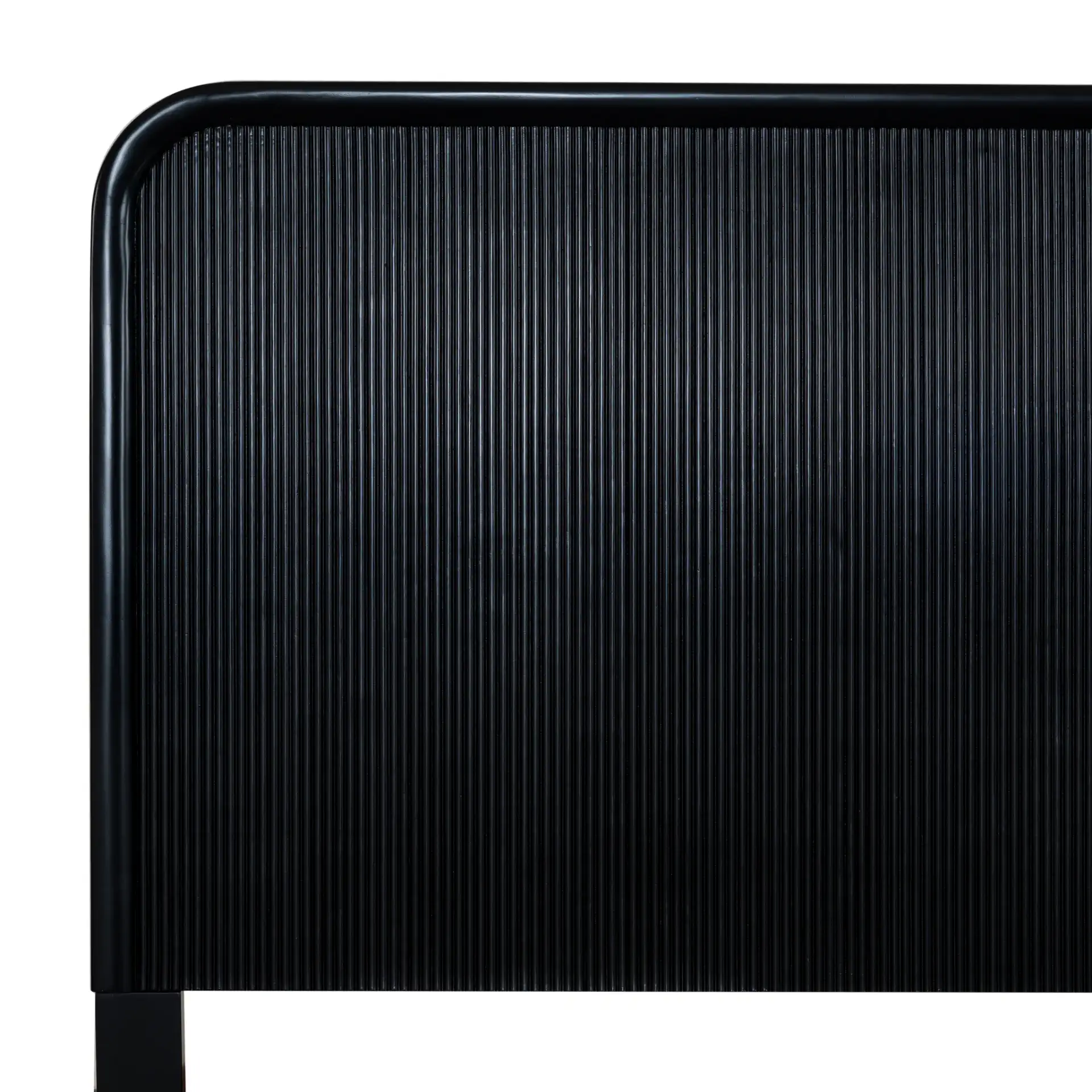 Liabella Bed in Black in a styled room