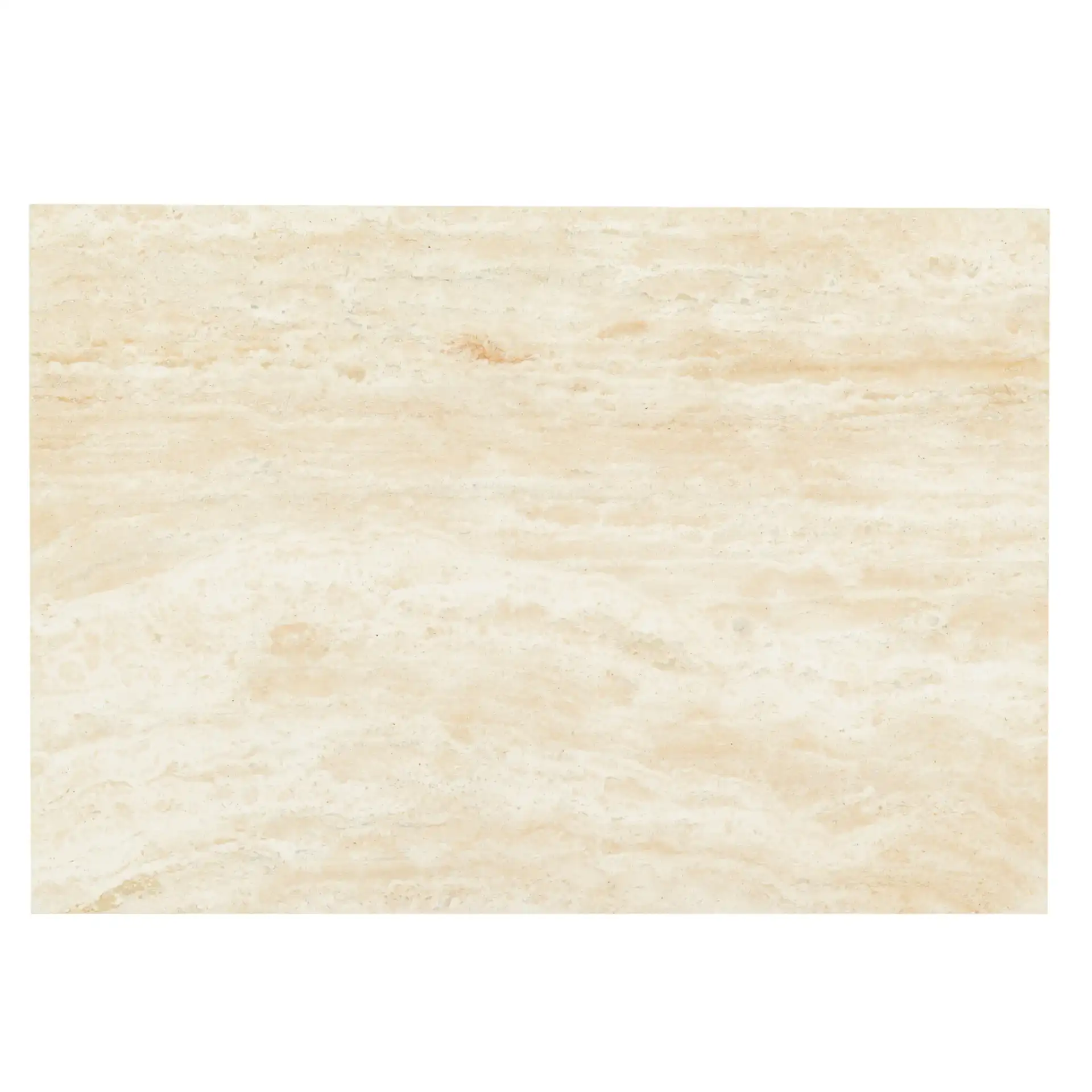Alaura Travertine Top Nightstand in Travertine / Oak, detail view