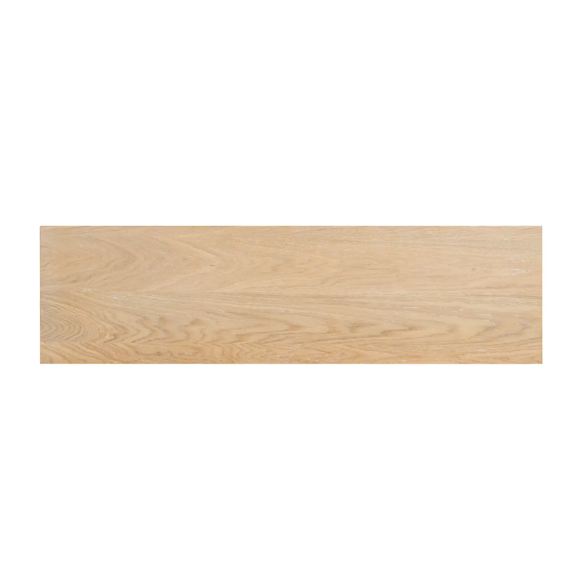Claramay Console Table in Natural Cerused Oak, detail view