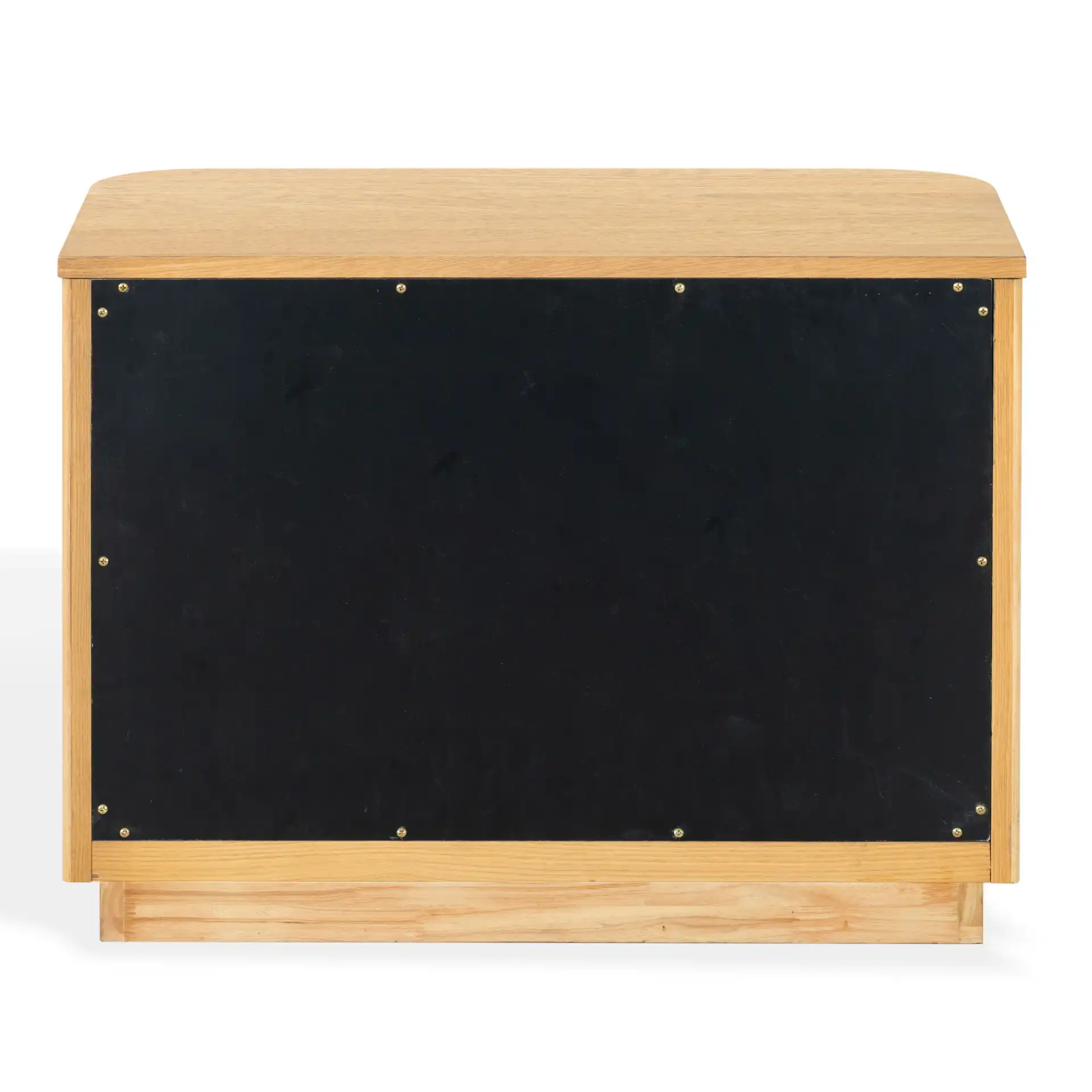 Barrymore One-Drawer Nightstand in Greige Oak, detail view