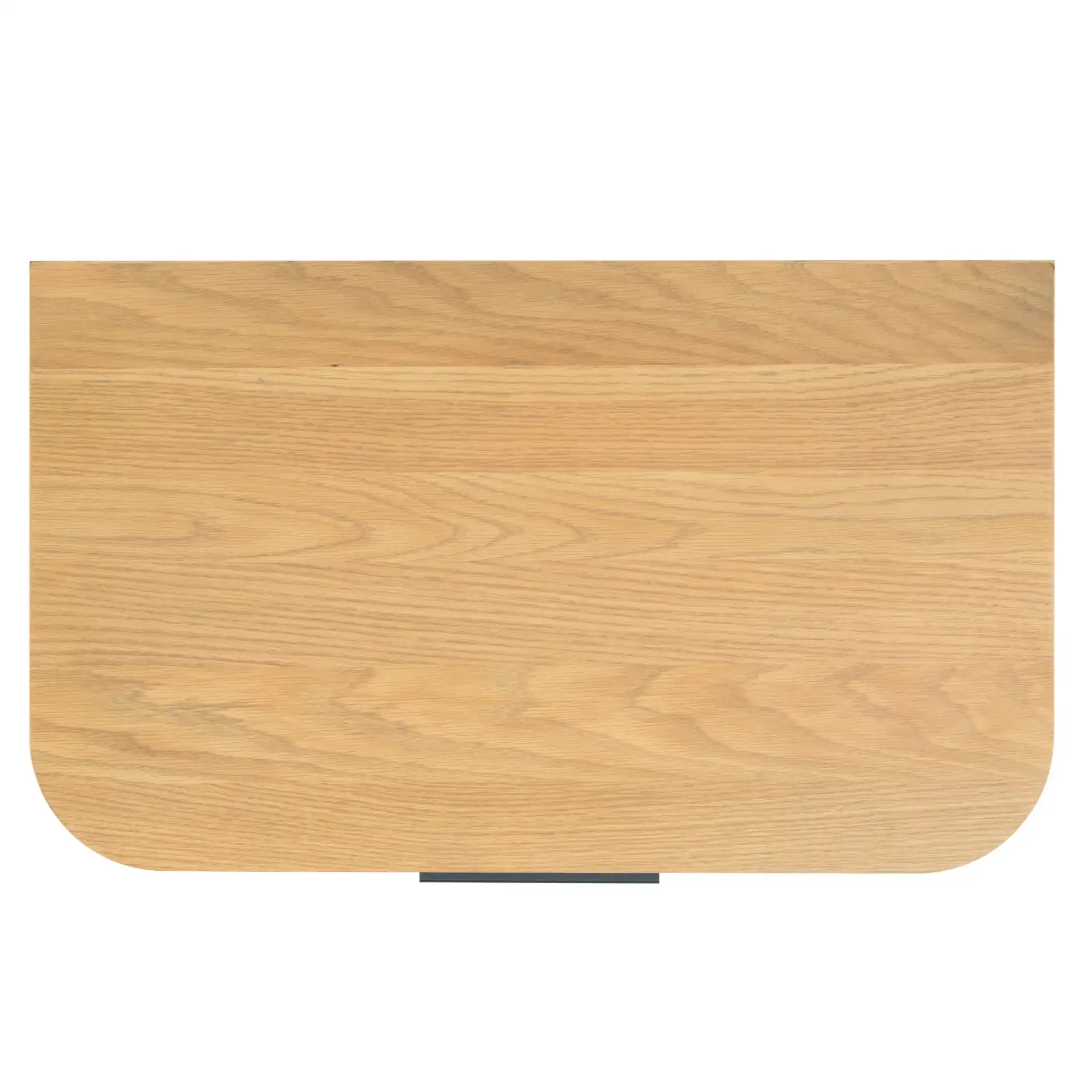 Barrymore Two-Drawer Nightstand in Greige Oak, detail view