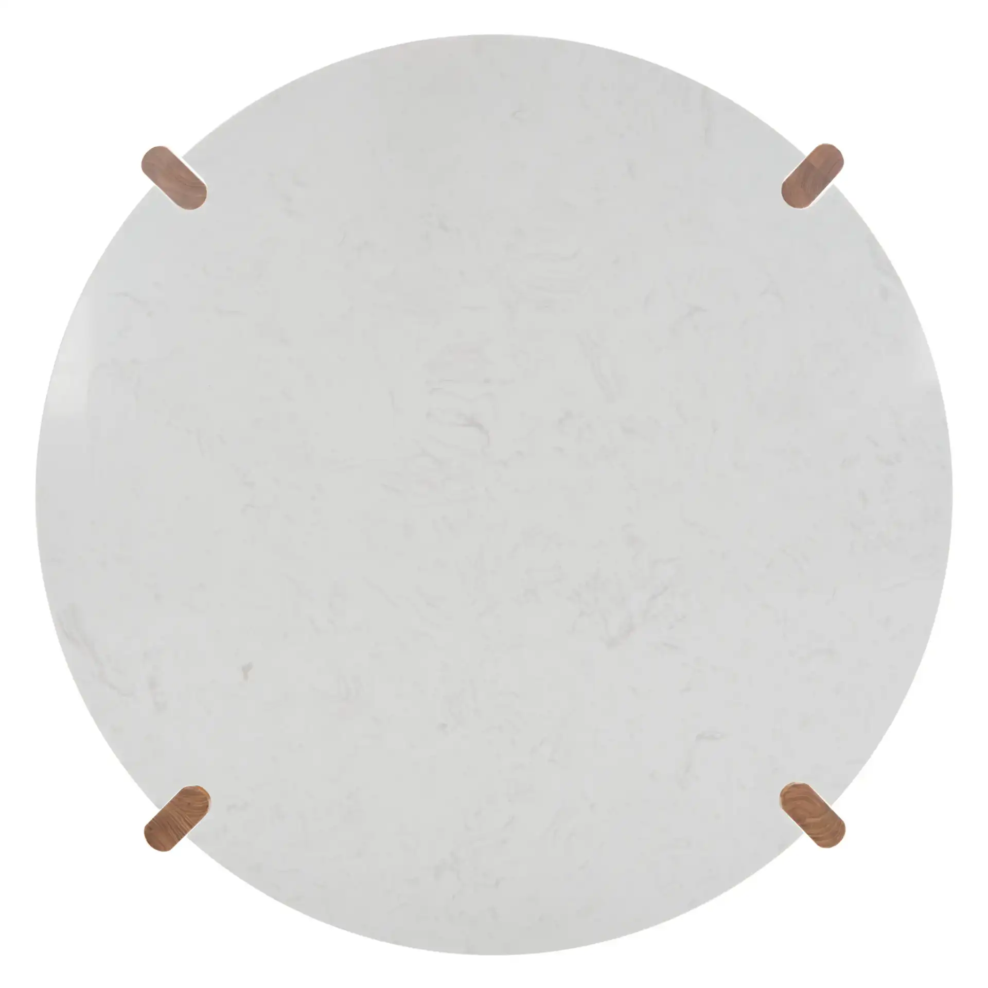 Garcia Marble Top Coffee Table in Black / White, detail view