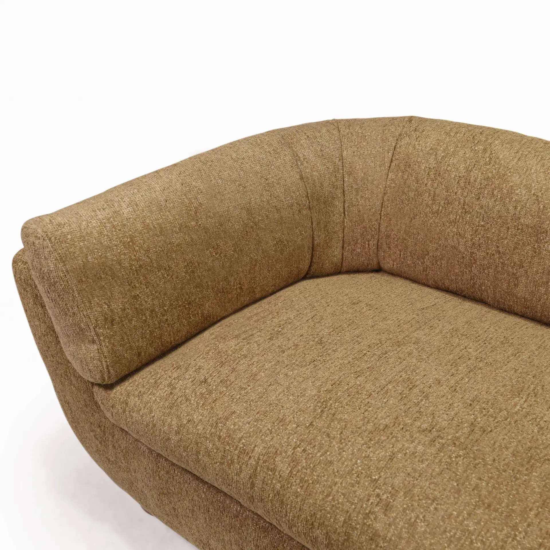 Beccaletta Sofa in Light Brown in a styled room