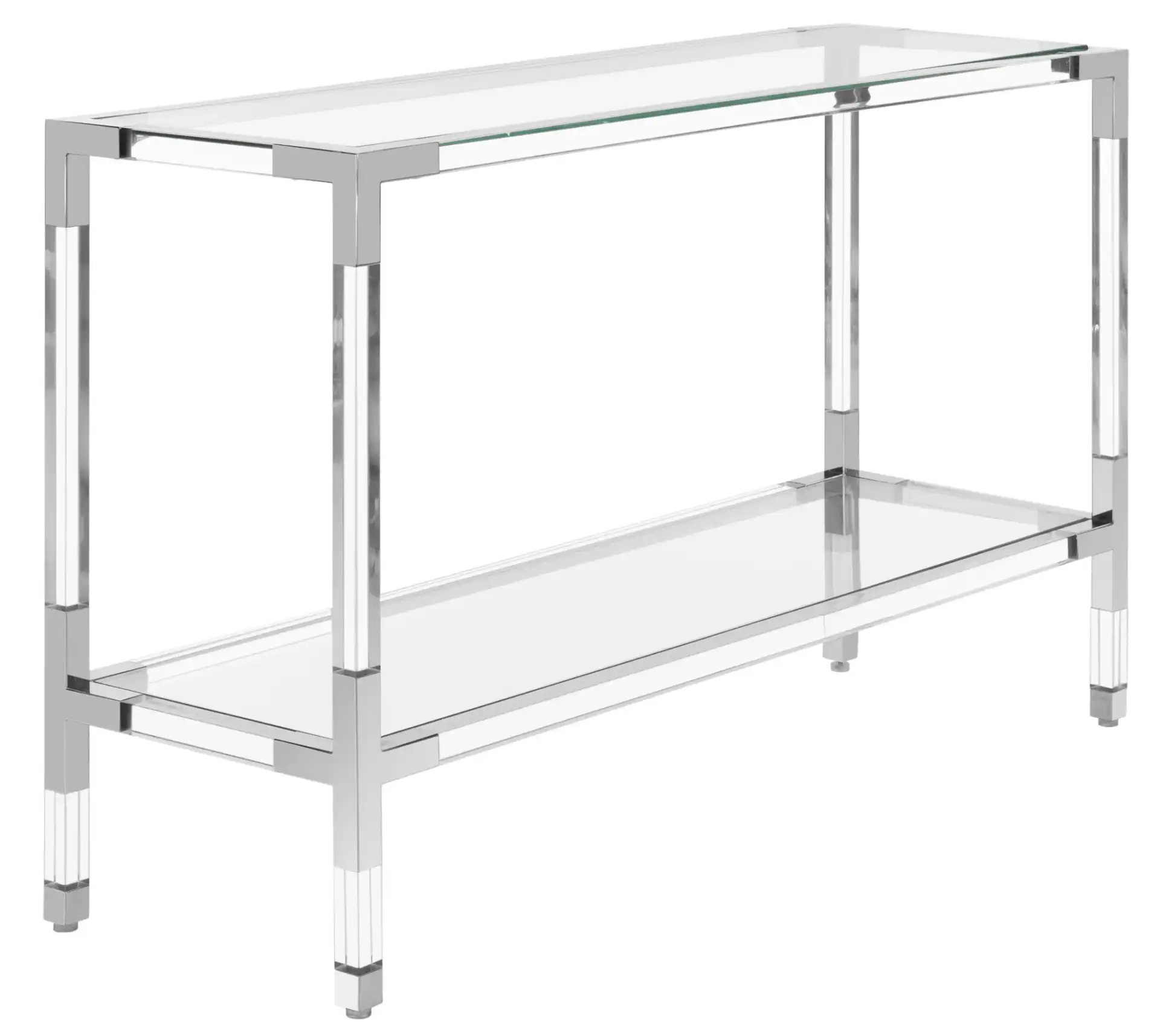 Arverne Console in Silver, detail view