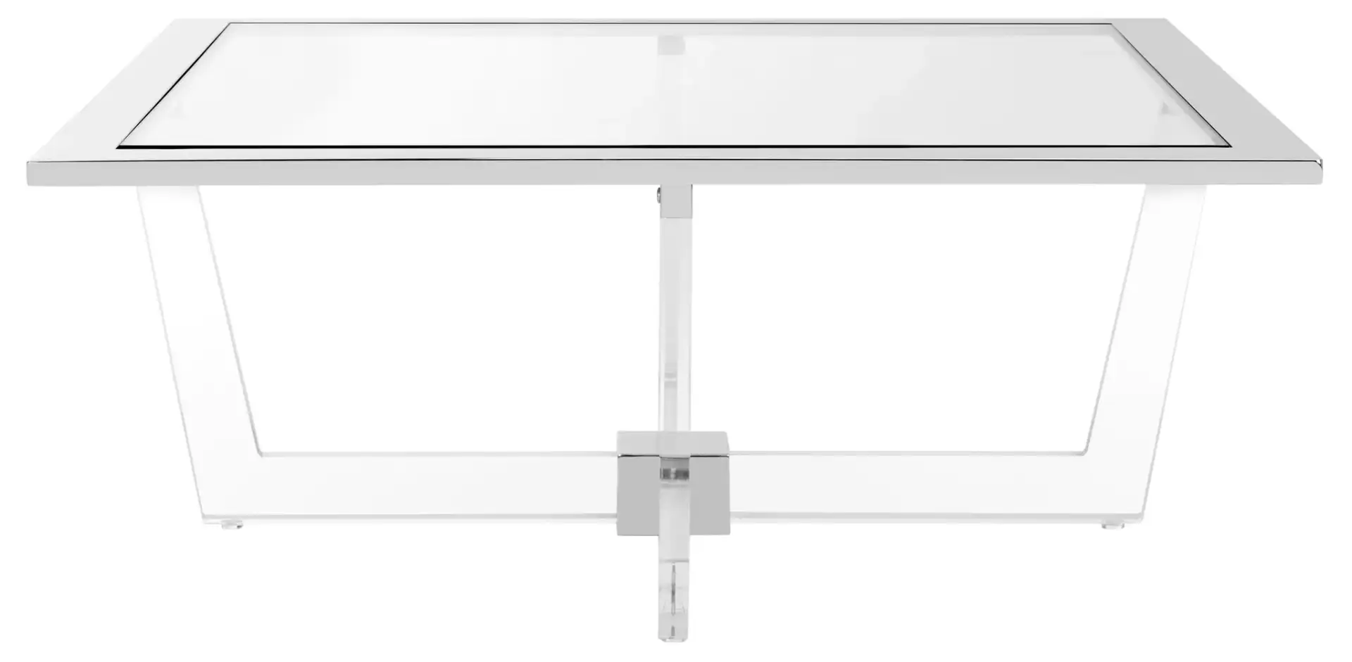 Hermina Acrylic Coffee Table in Clear