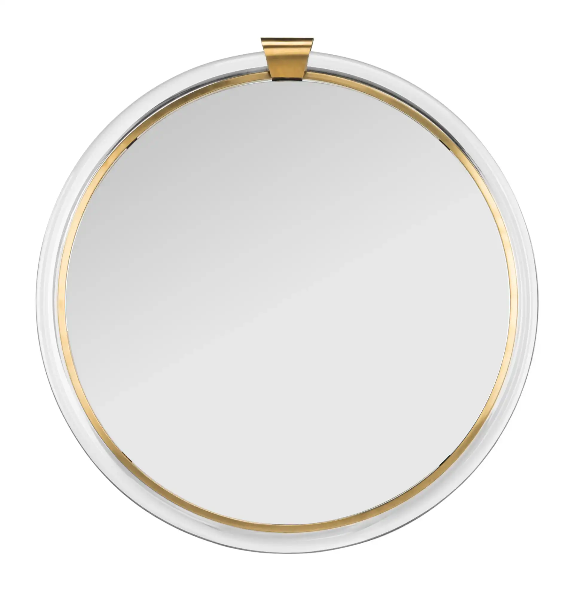 Donzel Mirror in Brass