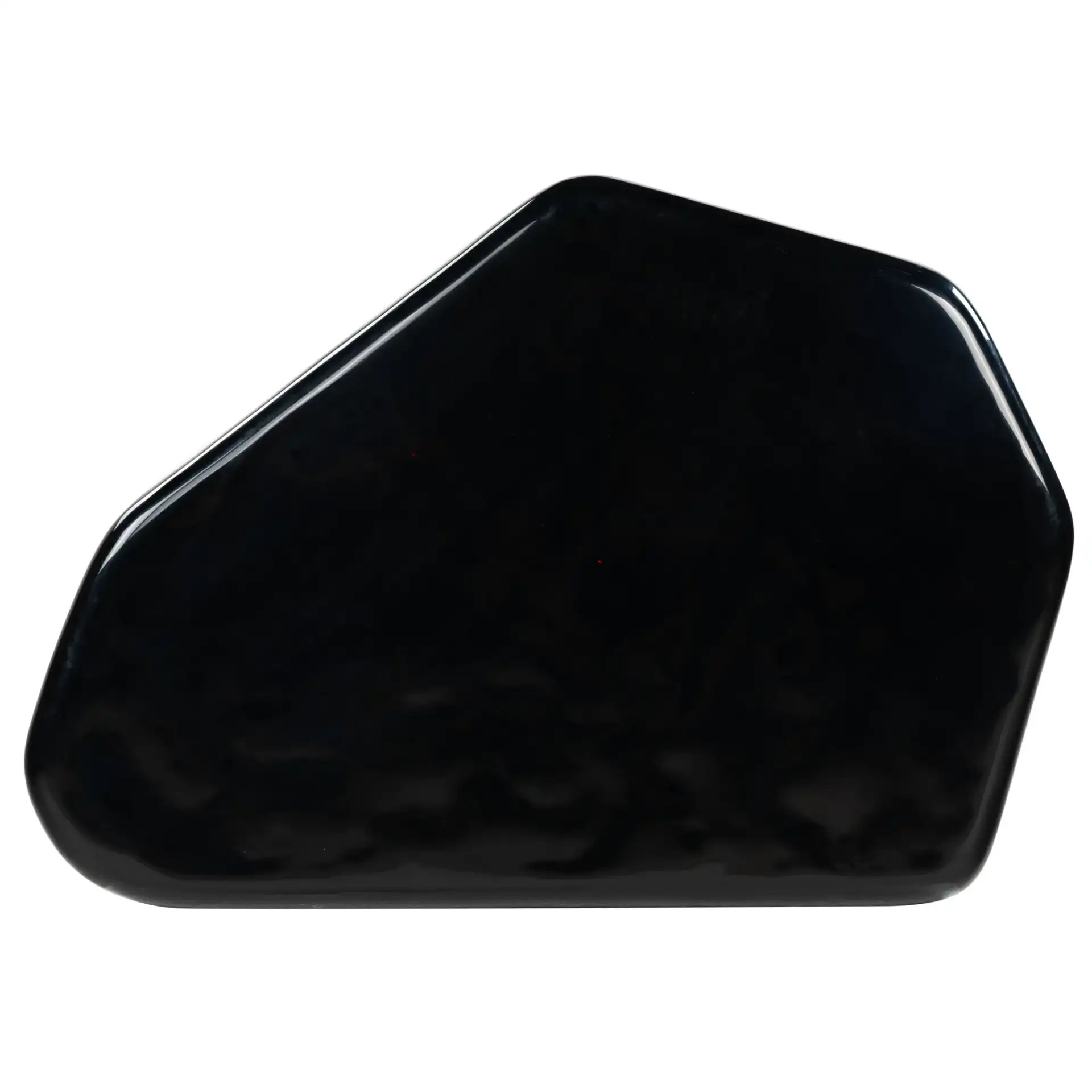 Rhianna Concrete Coffee Table in Black, detail view