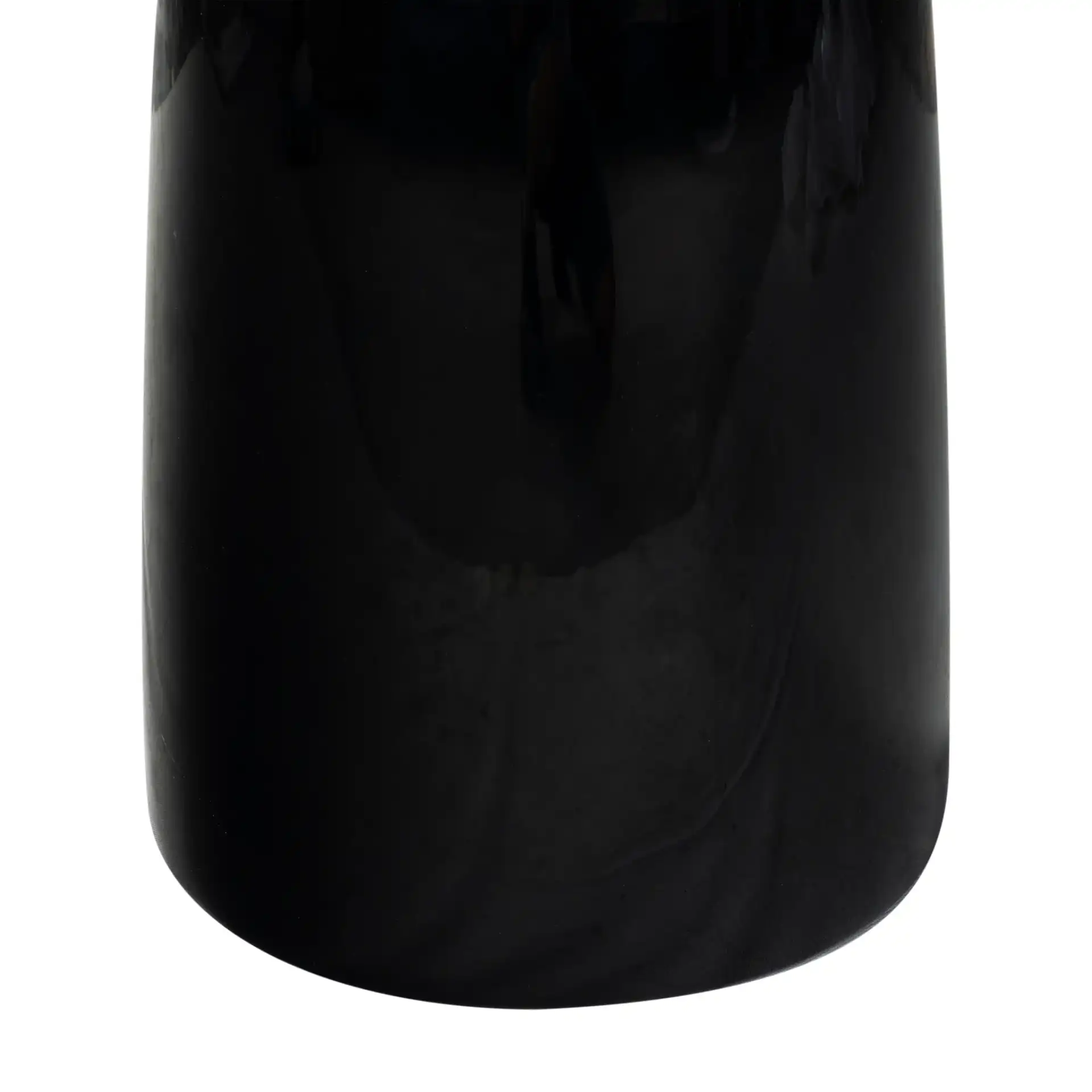 Stephan Concrete Accent Table in Black, detail view