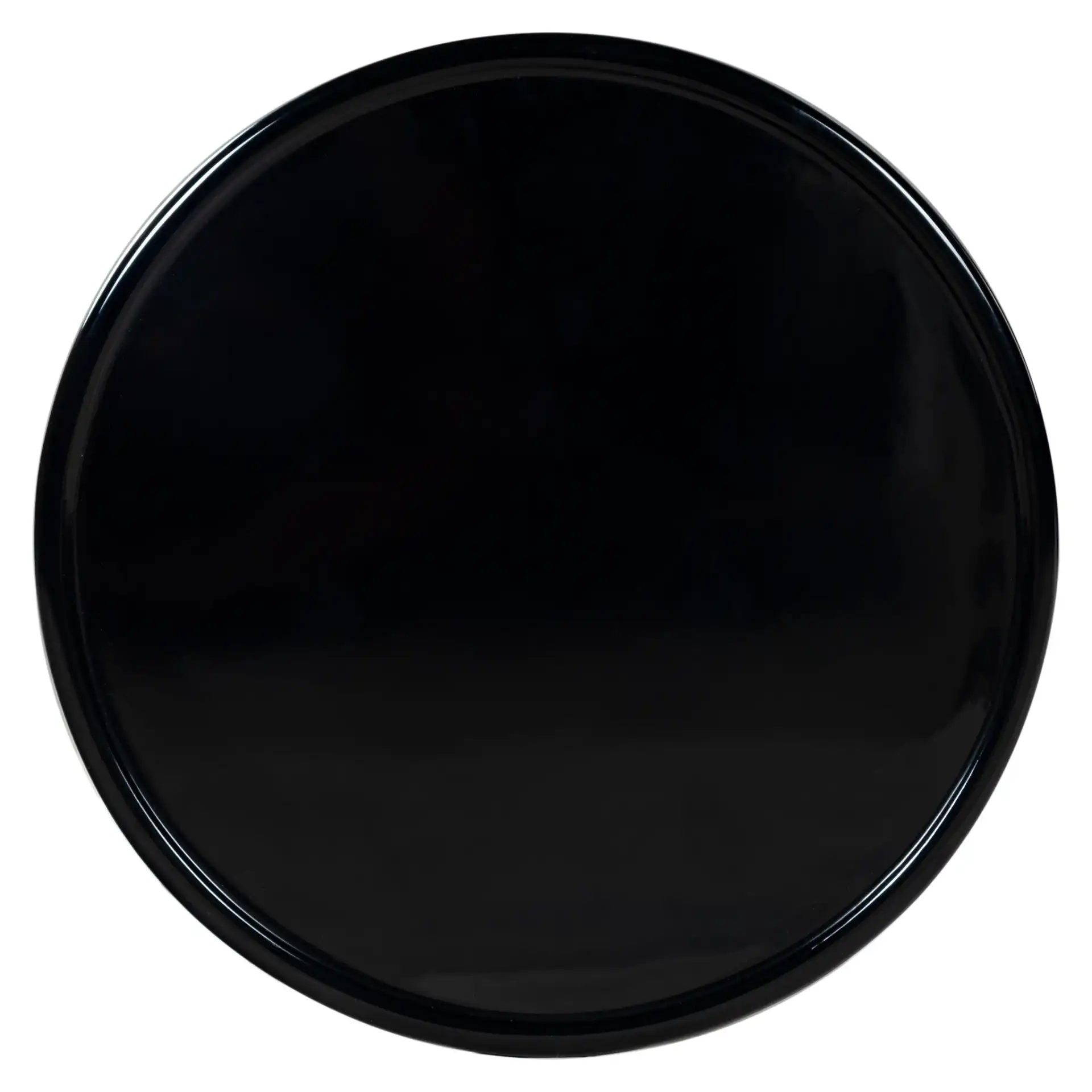 Stephan Concrete Accent Table in Black, detail view
