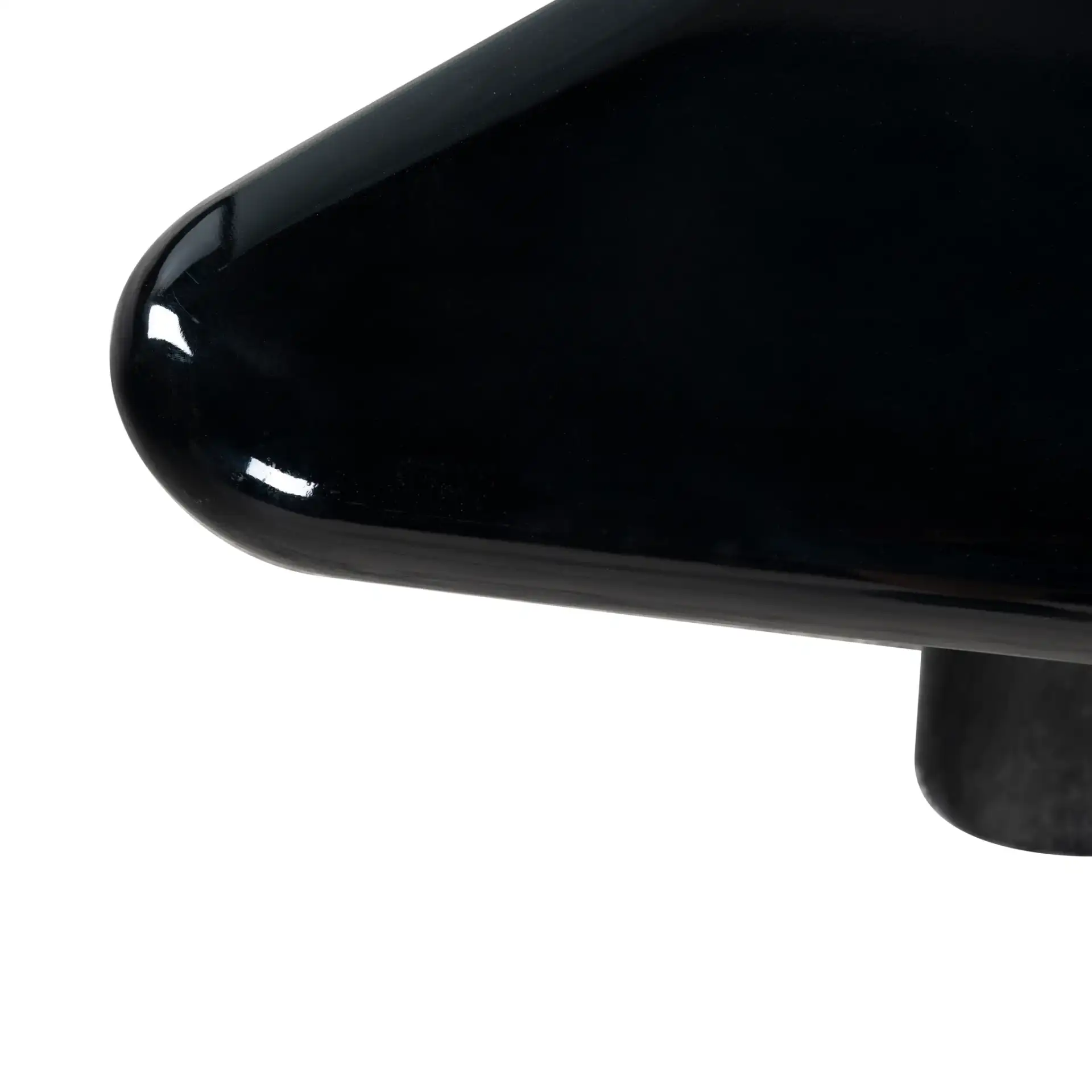 Bellalynn 30-Inch Coffee Table in Black in a styled room