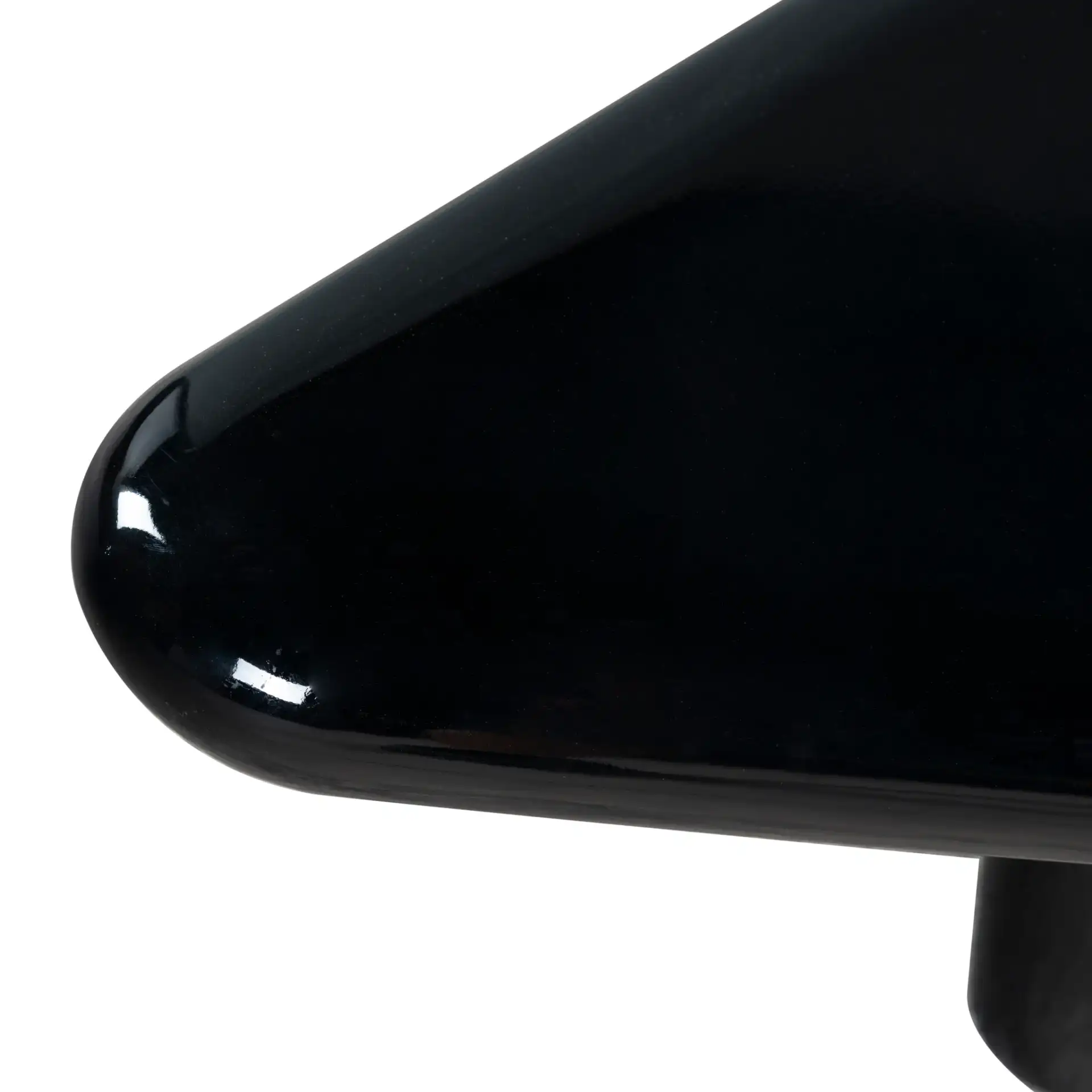 Bellalynn 30-Inch Coffee Table in Black in a styled room
