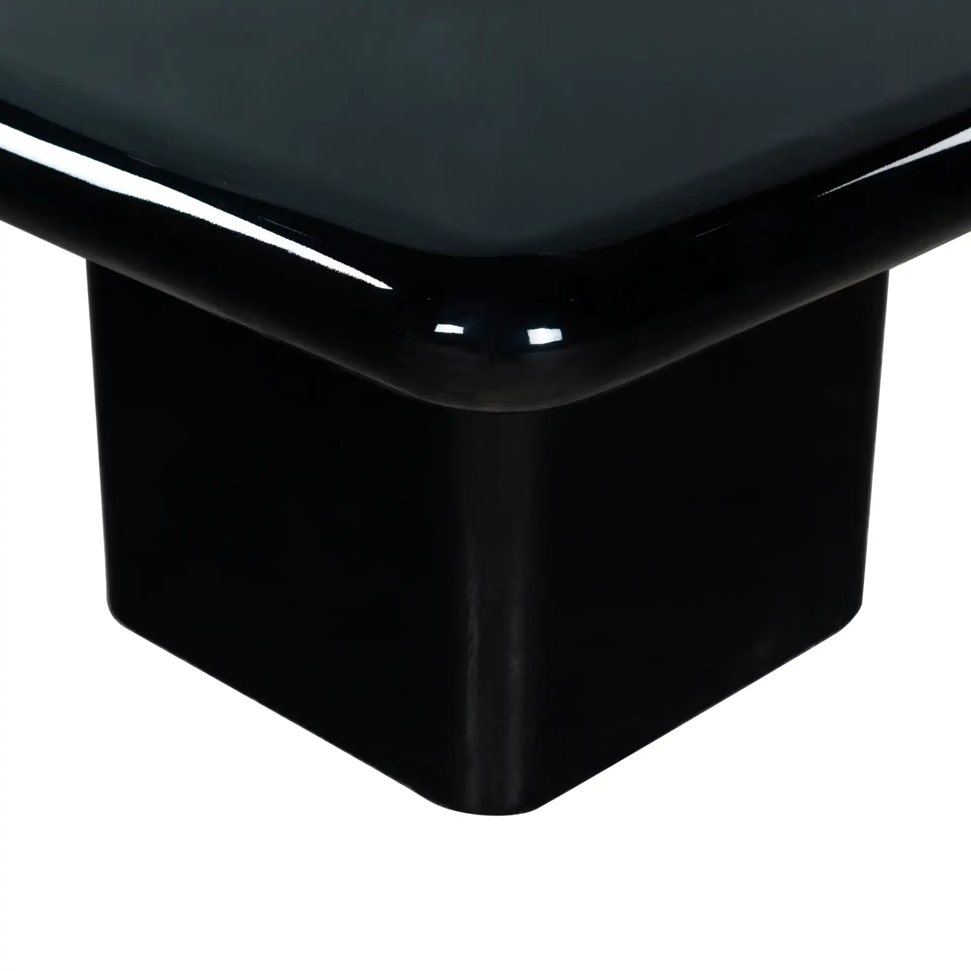 Bellalynn 30-Inch Coffee Table in Black, detail view