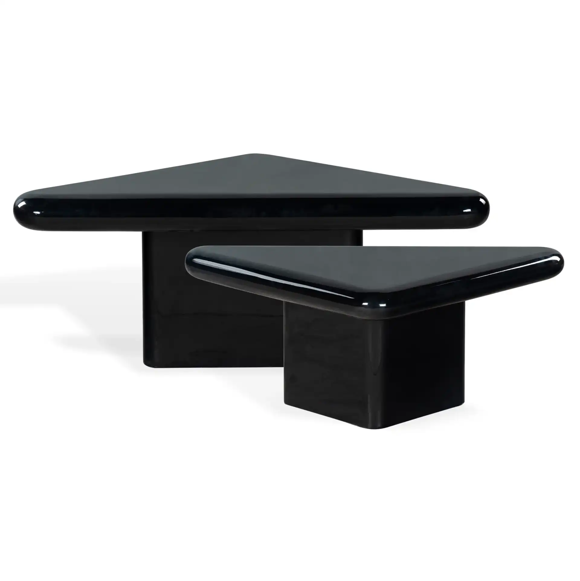 Bellalynn Coffee Table in Black, detail view