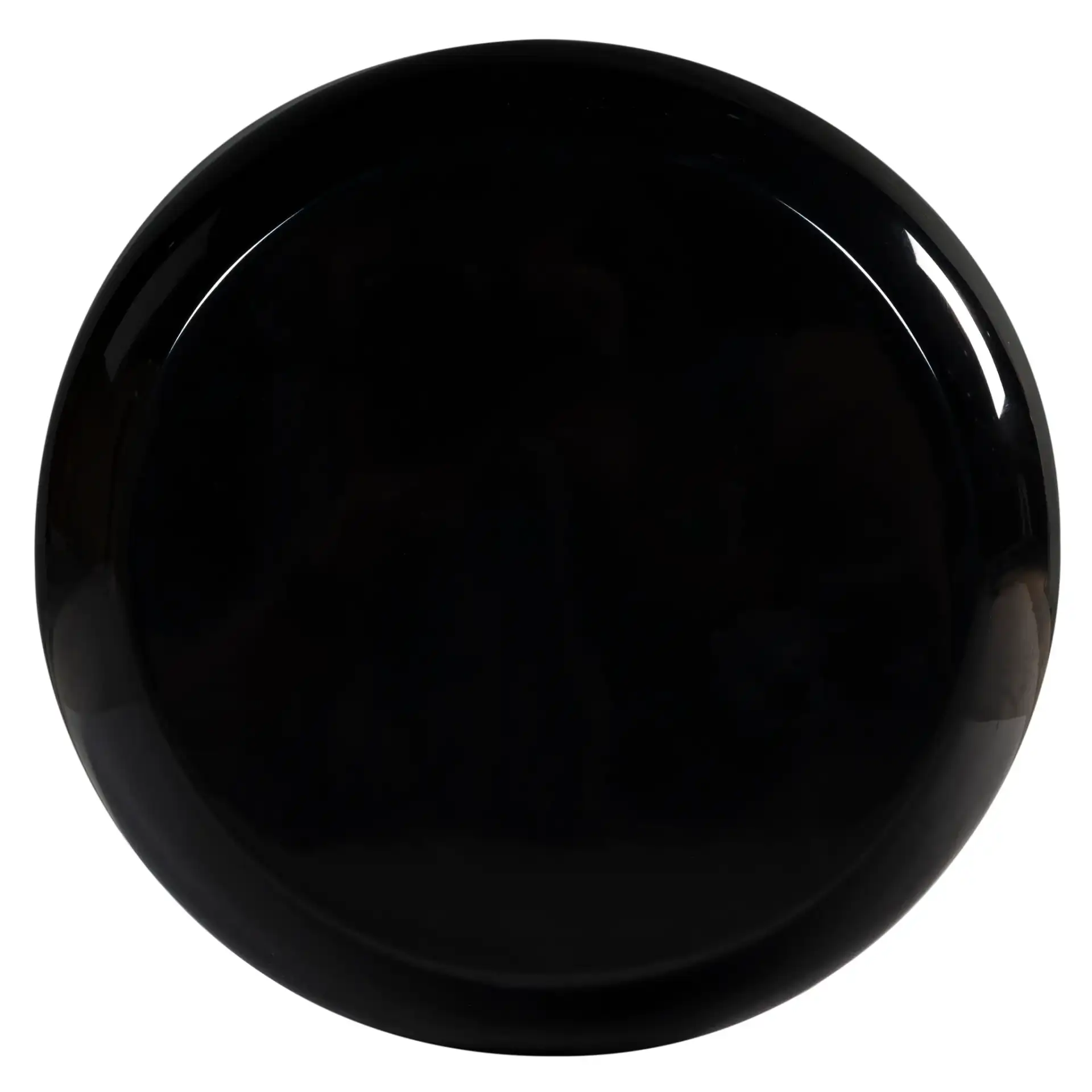 Joyrosa Concrete Accent Table in Black, detail view