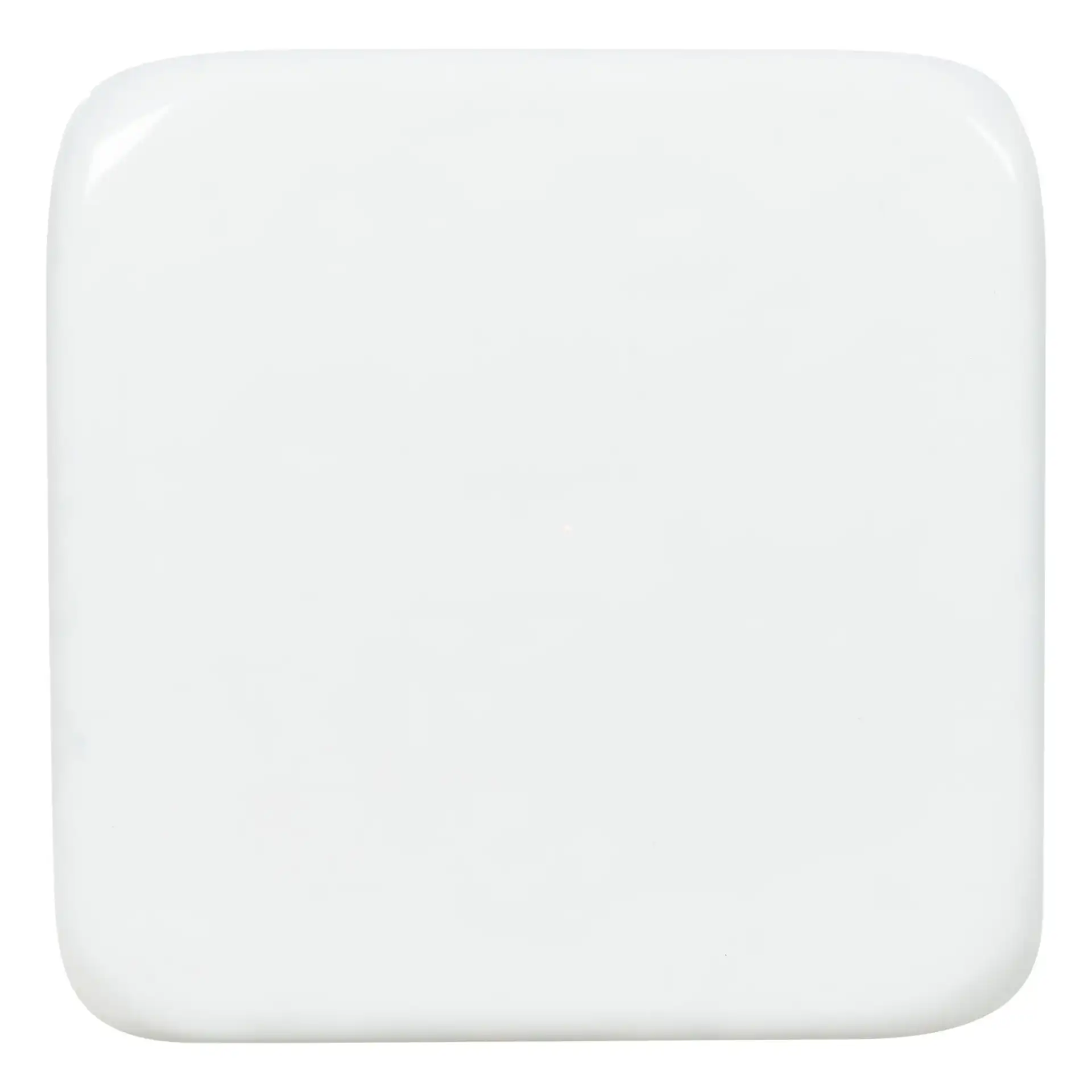 Mayalin Square Accent Table in White, detail view