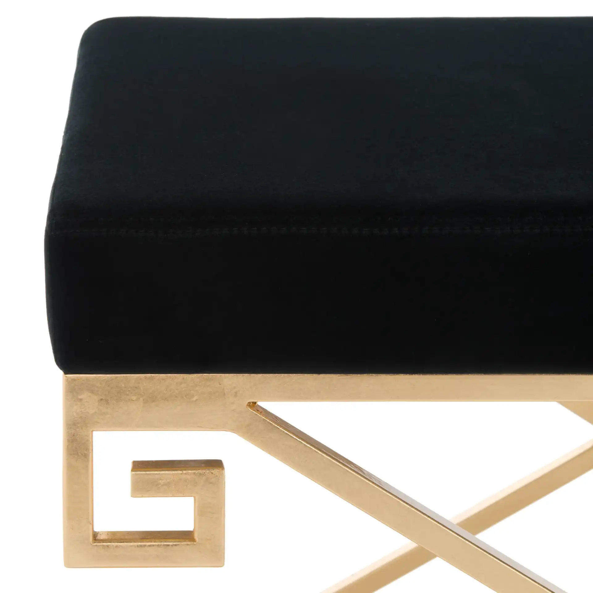 Talita Bench in Black in a styled room