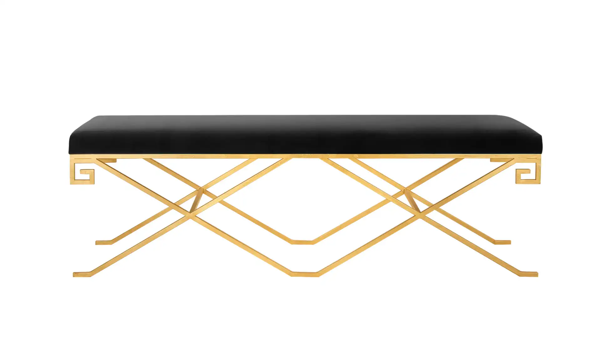 Talita Bench in Black, detail view
