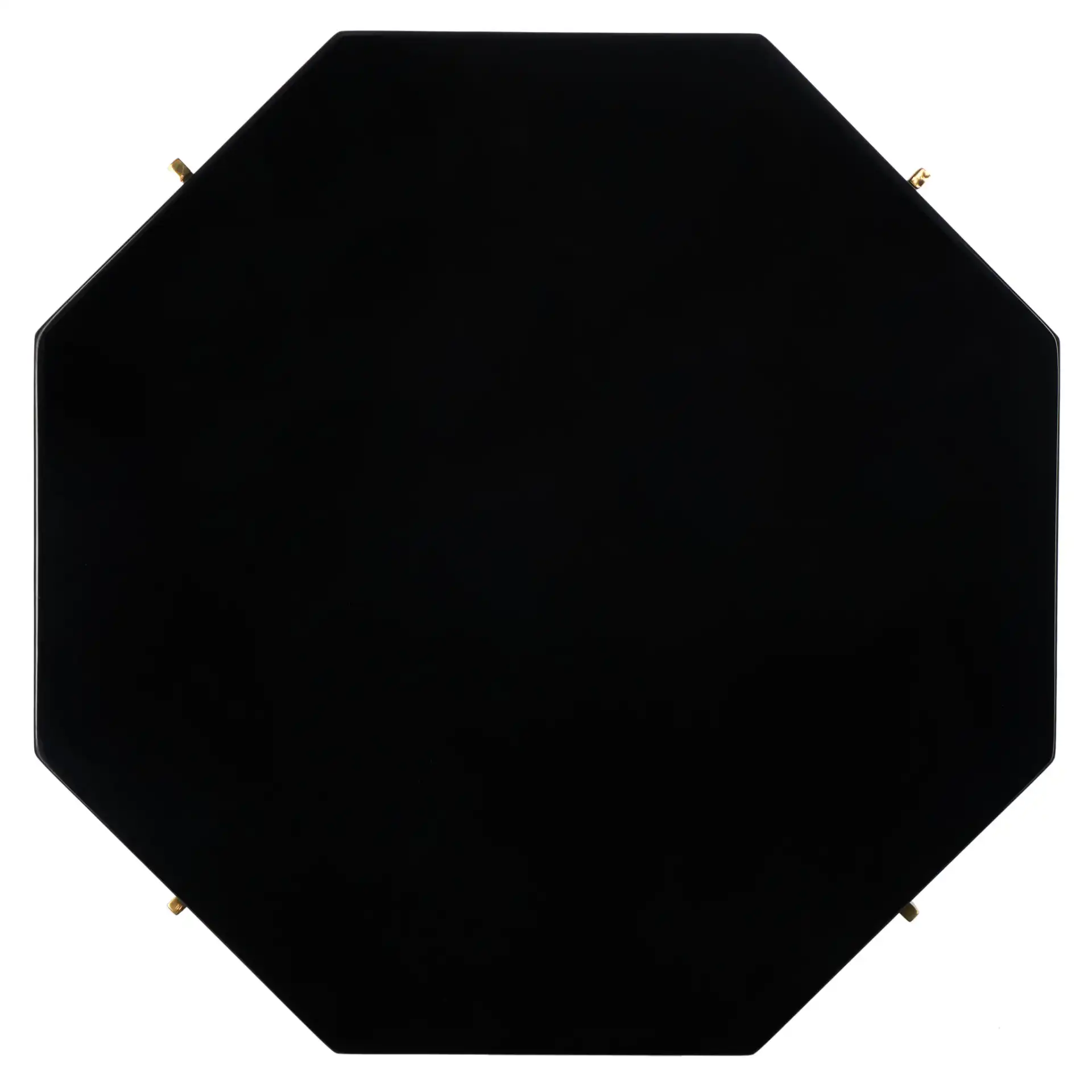 Danna End Table in Gold / Black, detail view