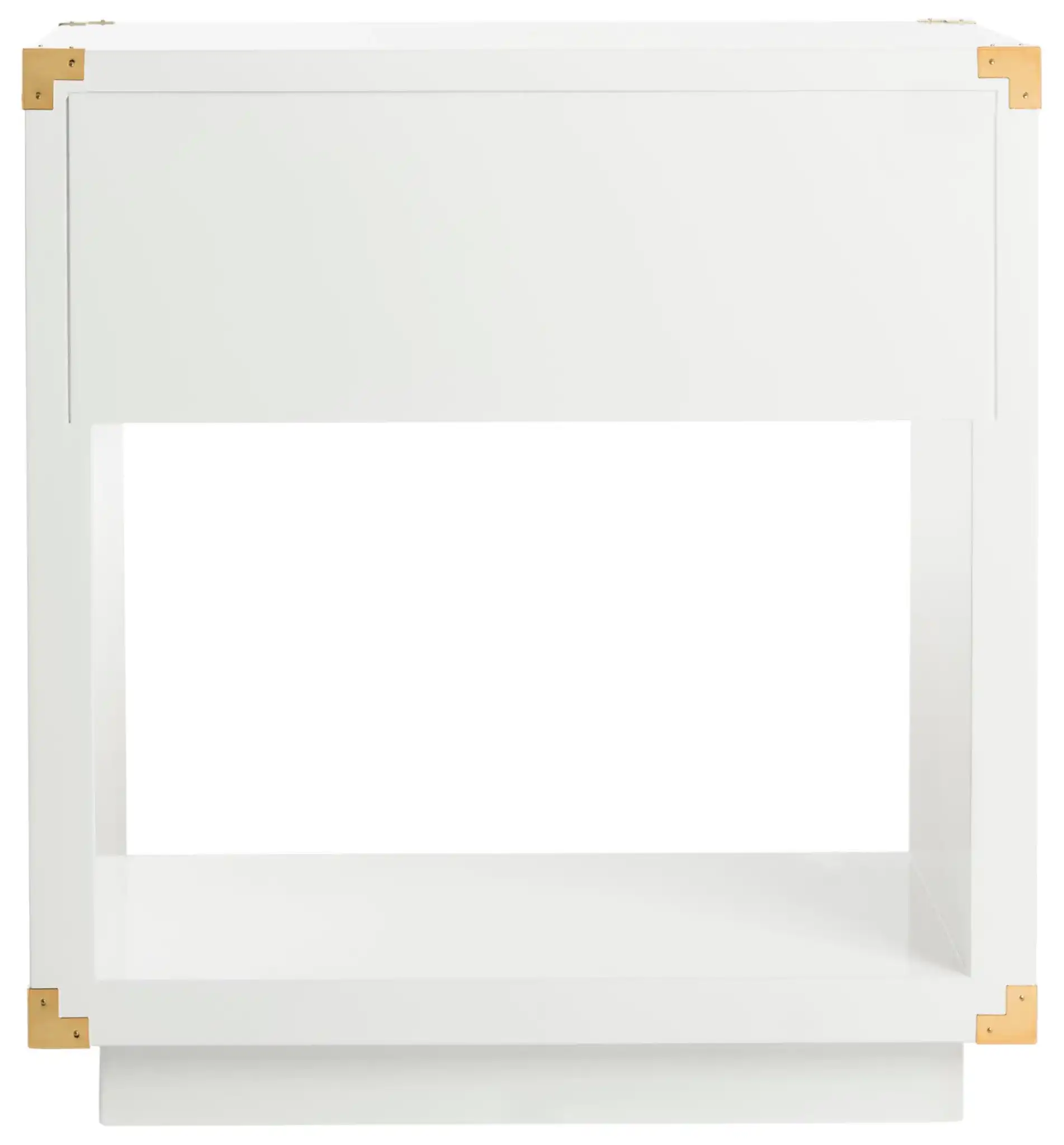 Lella Side Table in White, detail view