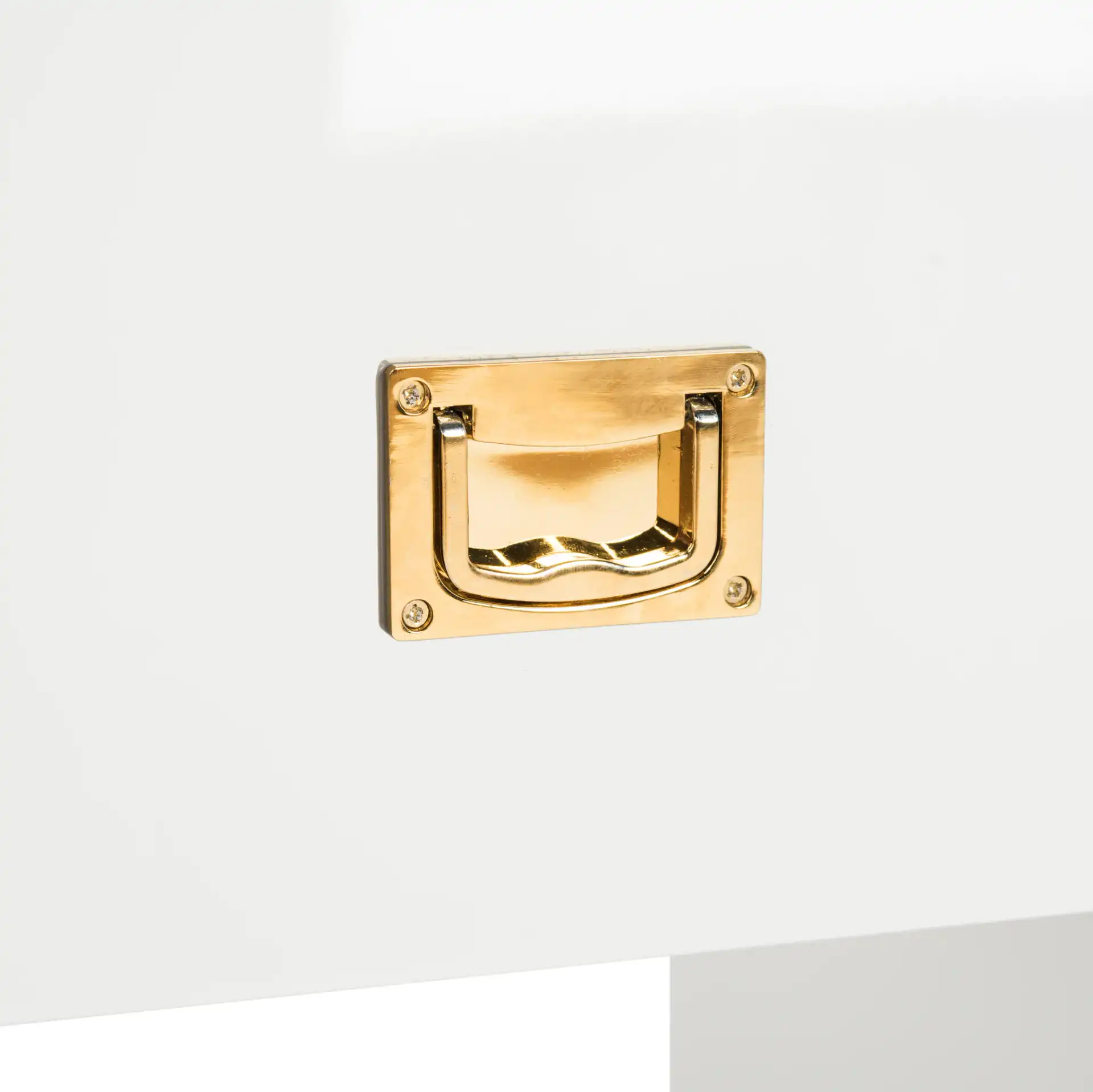 Lella Side Table in White in a styled room