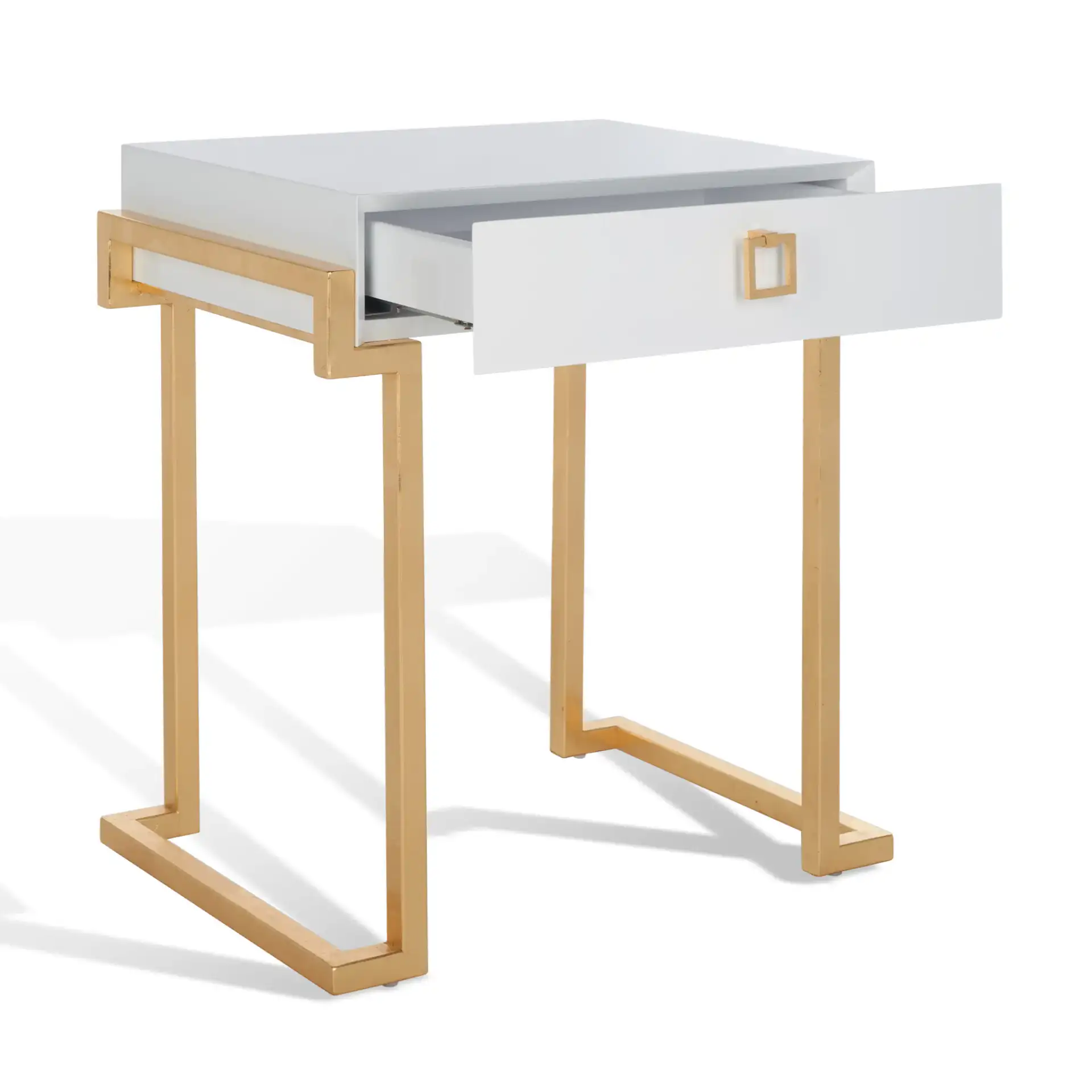 Abele Side Table in Black, detail view