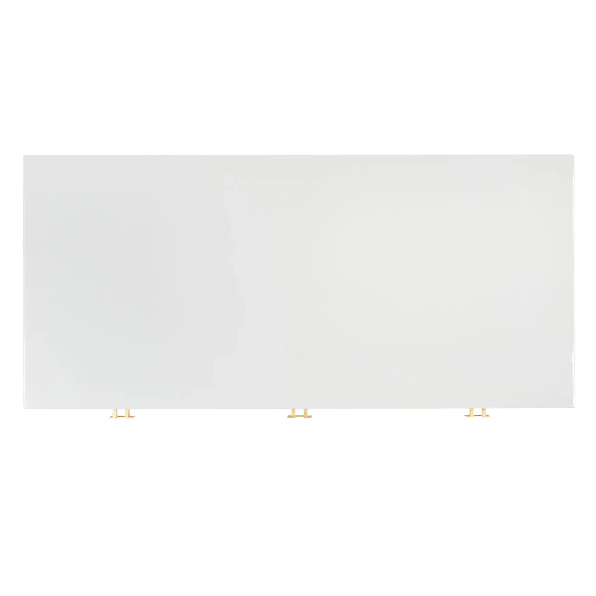 Neria Writing Desk in White / Gold, detail view