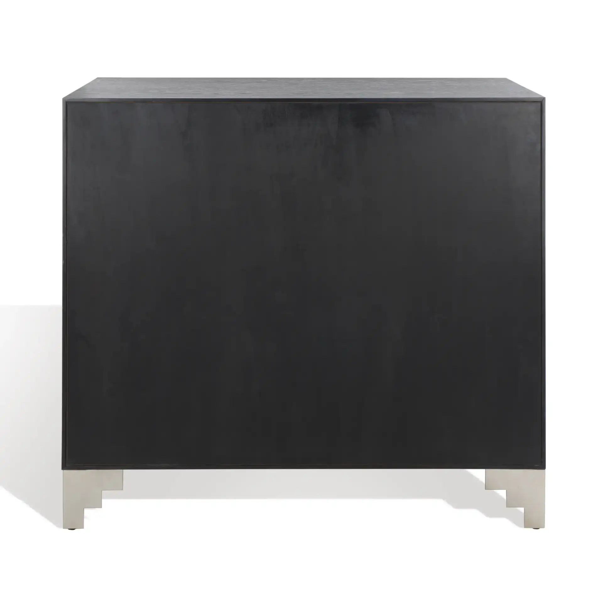 Odalis Chest Of Drawers in Black Cerused Oak, detail view